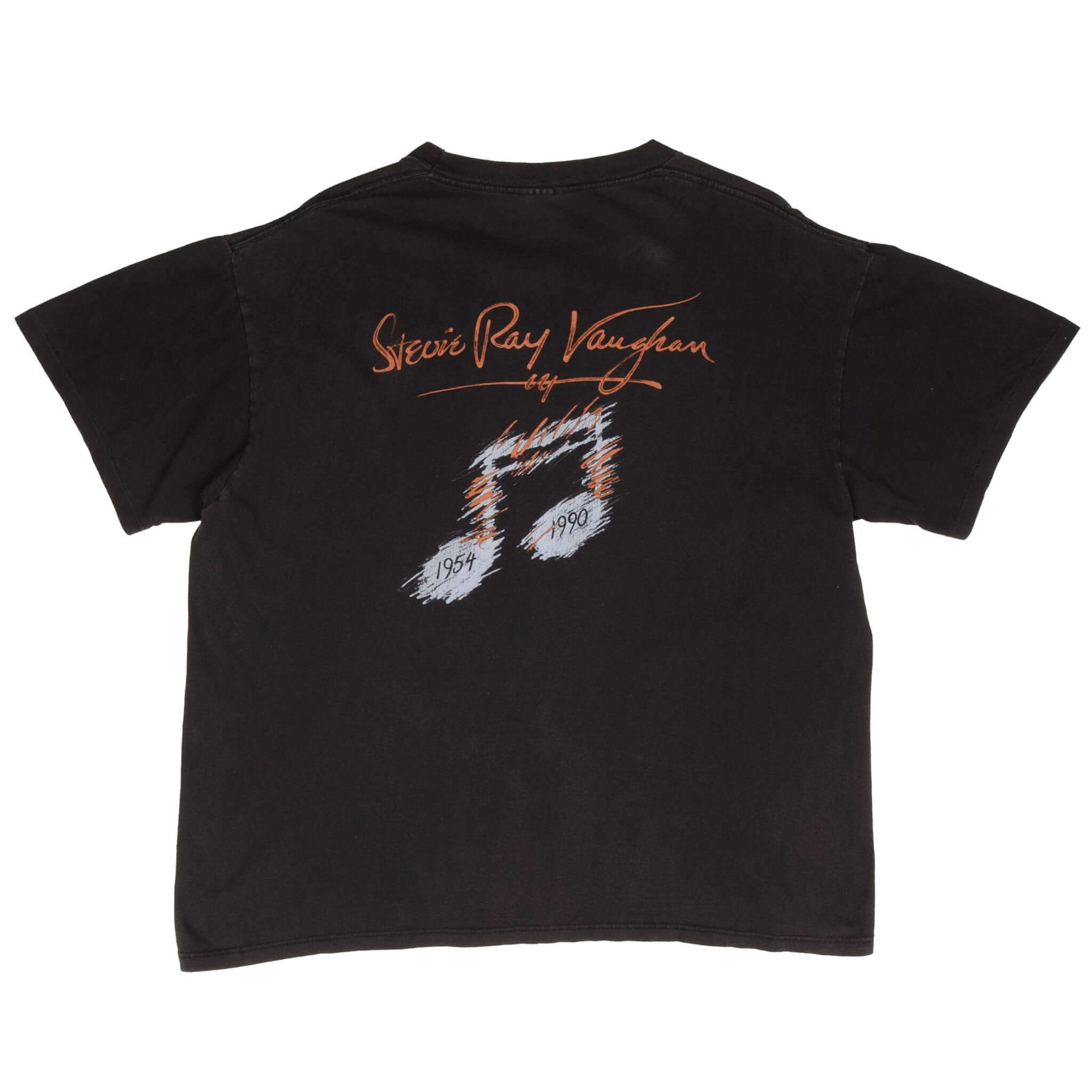 Vintage Stevie Ray Vaughan 1991 Tee Shirt Size XL With Single Stitch Sleeves