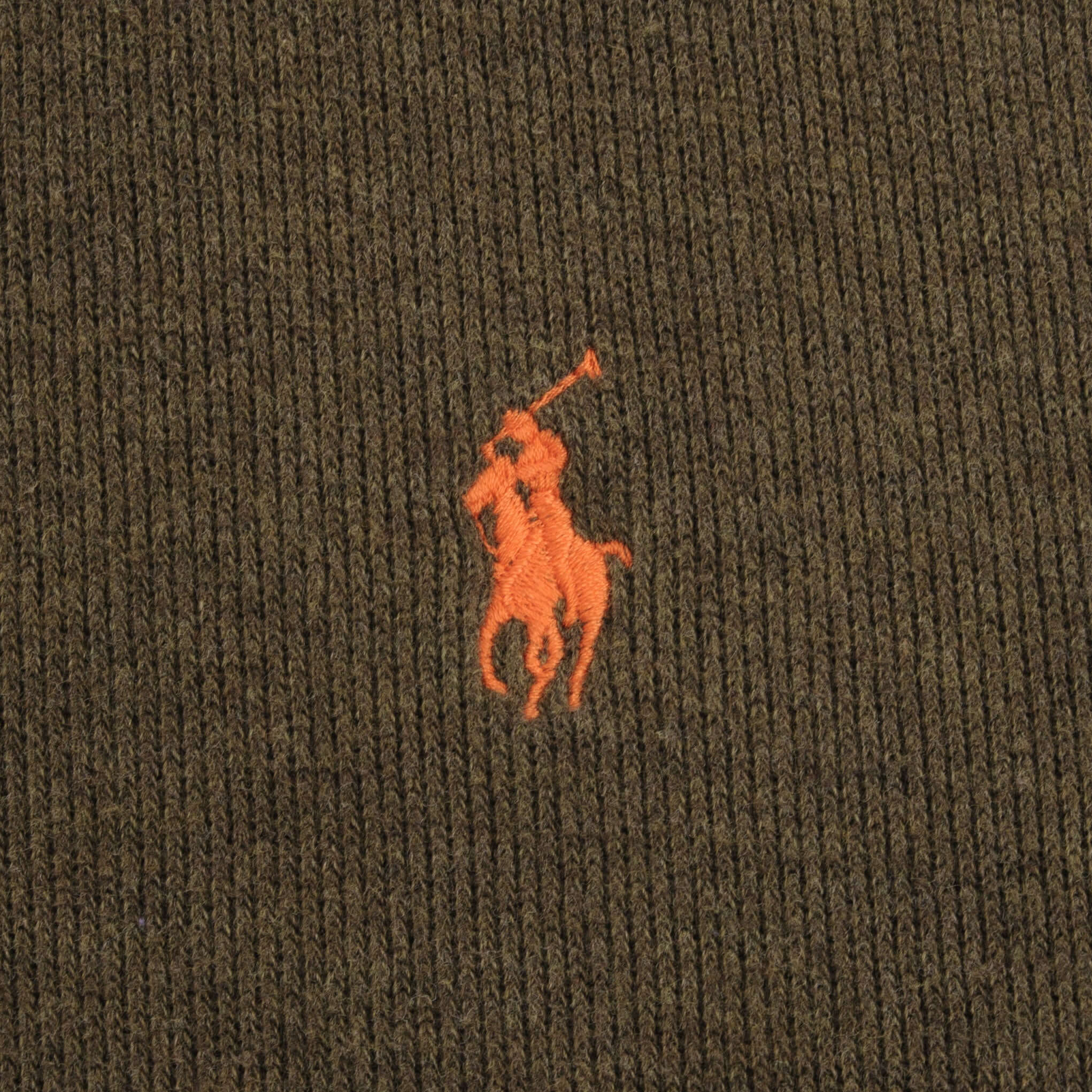 Vintage Polo Ralph Lauren Green Quarter 1/4 Zip Sweater 1990s Size XL