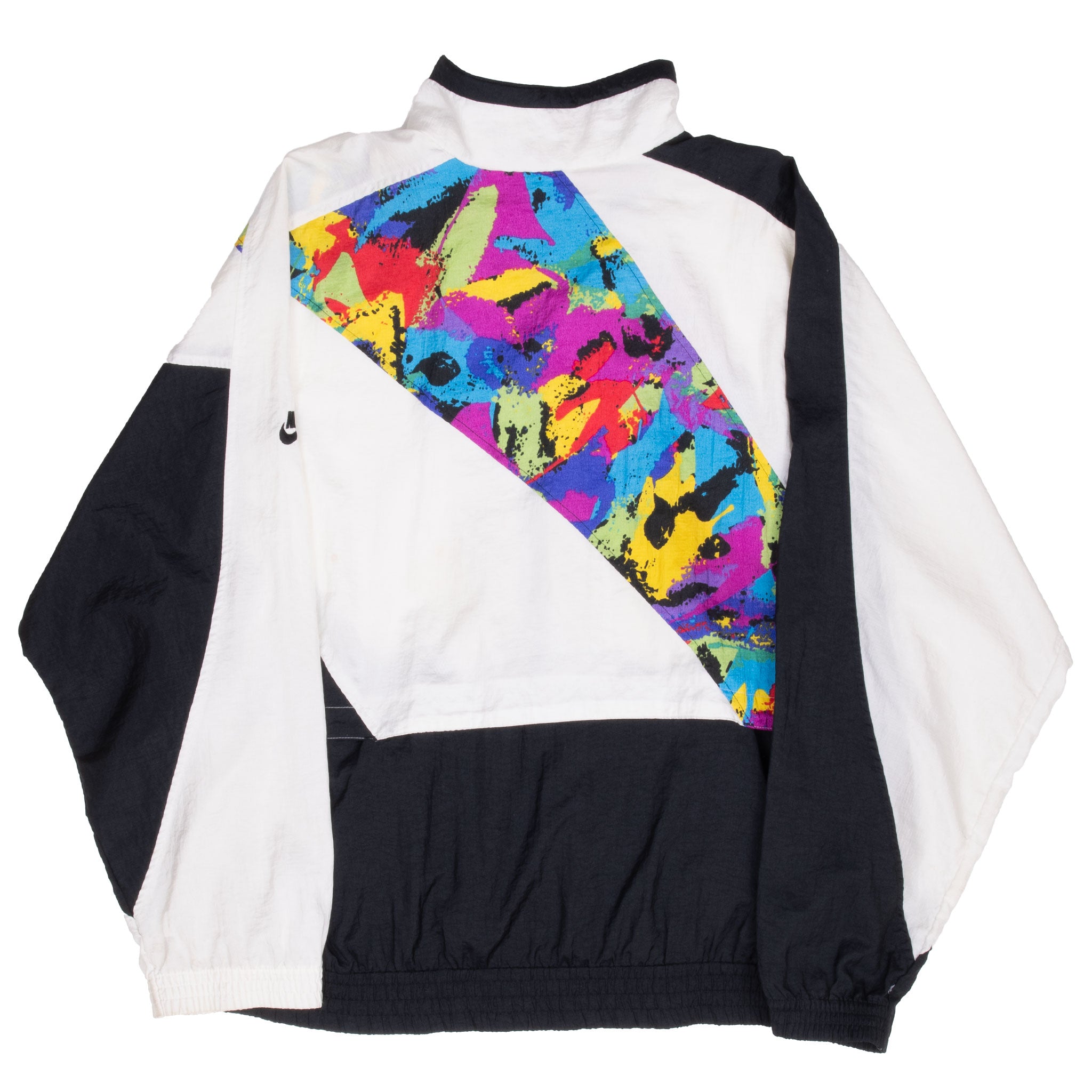 Vintage Nike Rainbow Windbreaker Jacket Late 1980S Size Large