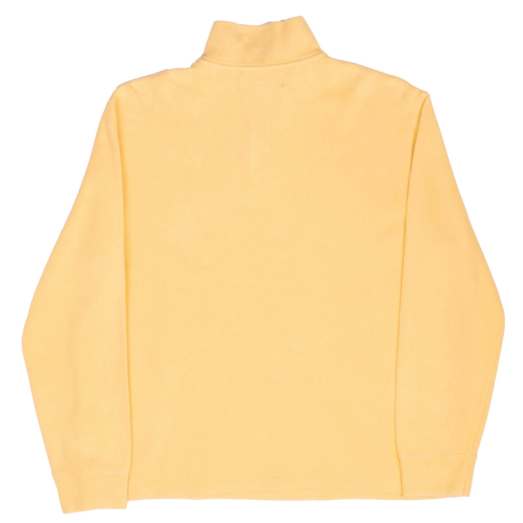 Vintage Ralph Lauren Yellow Quarter Zip Sweater 1990S Size Medium