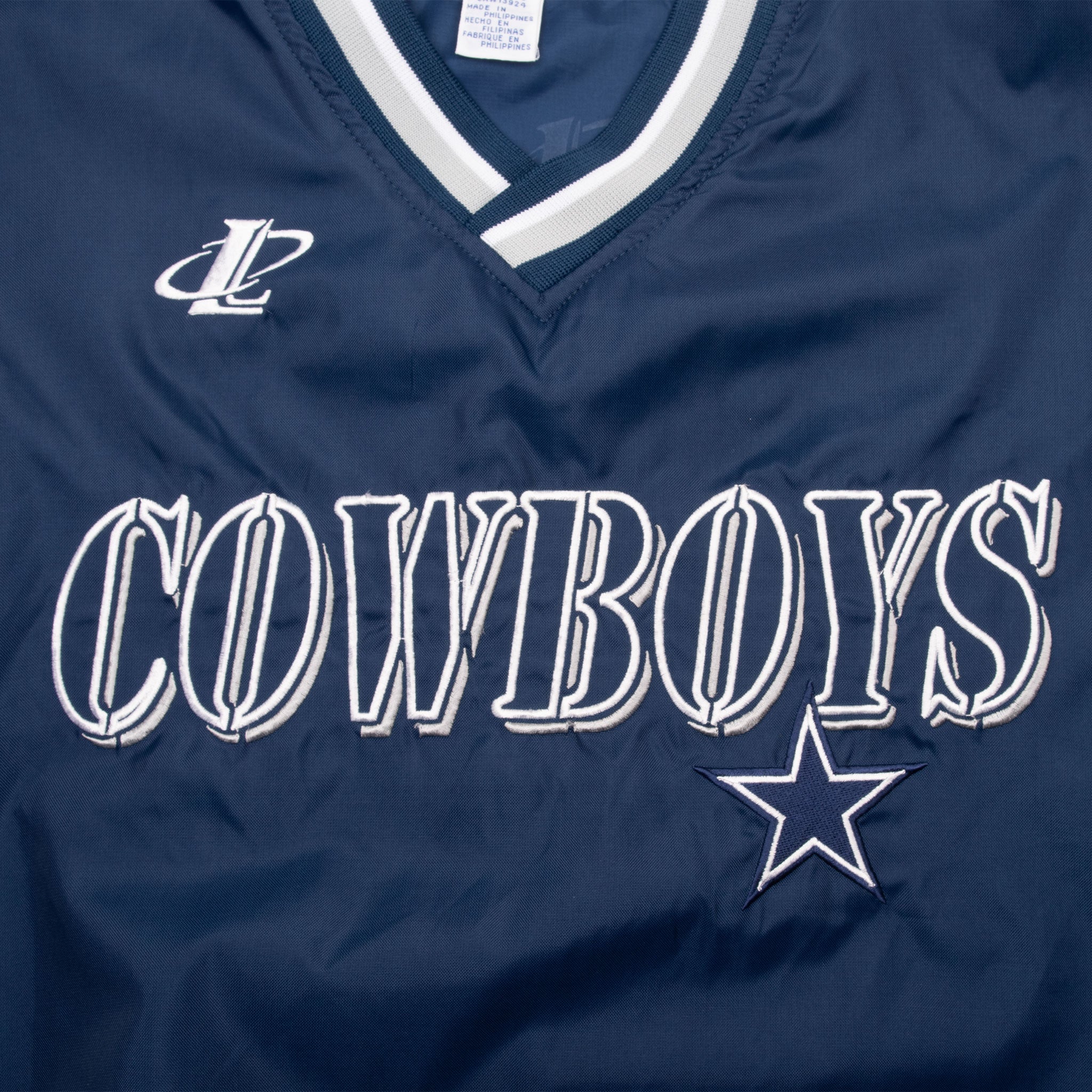 Vintage Nfl Dallas Cowboys Logo Athletic Pullover Jacket 1990S Size XL