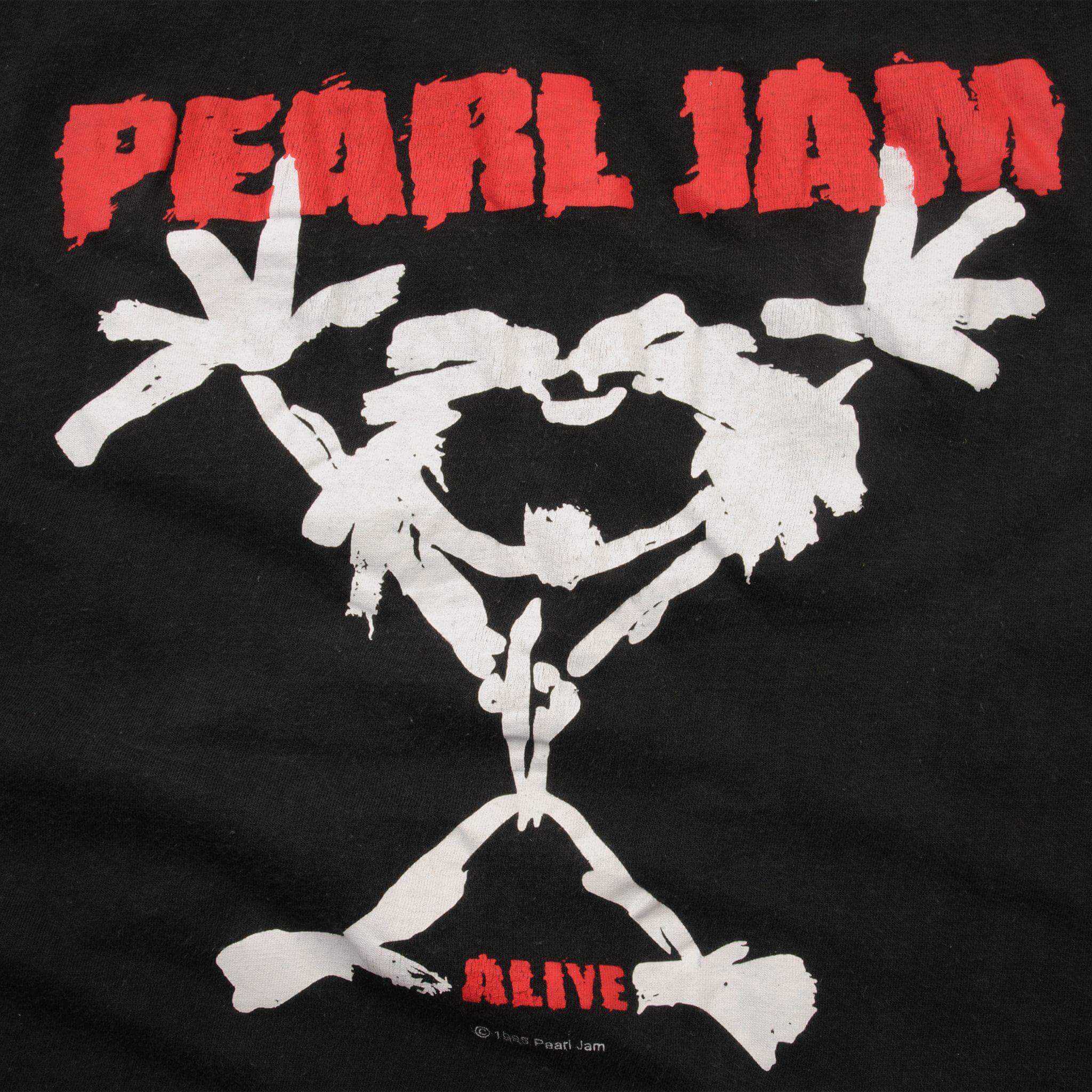 VINTAGE PEARL JAM ALIVE TEE SHIRT 1995 SIZE LARGE