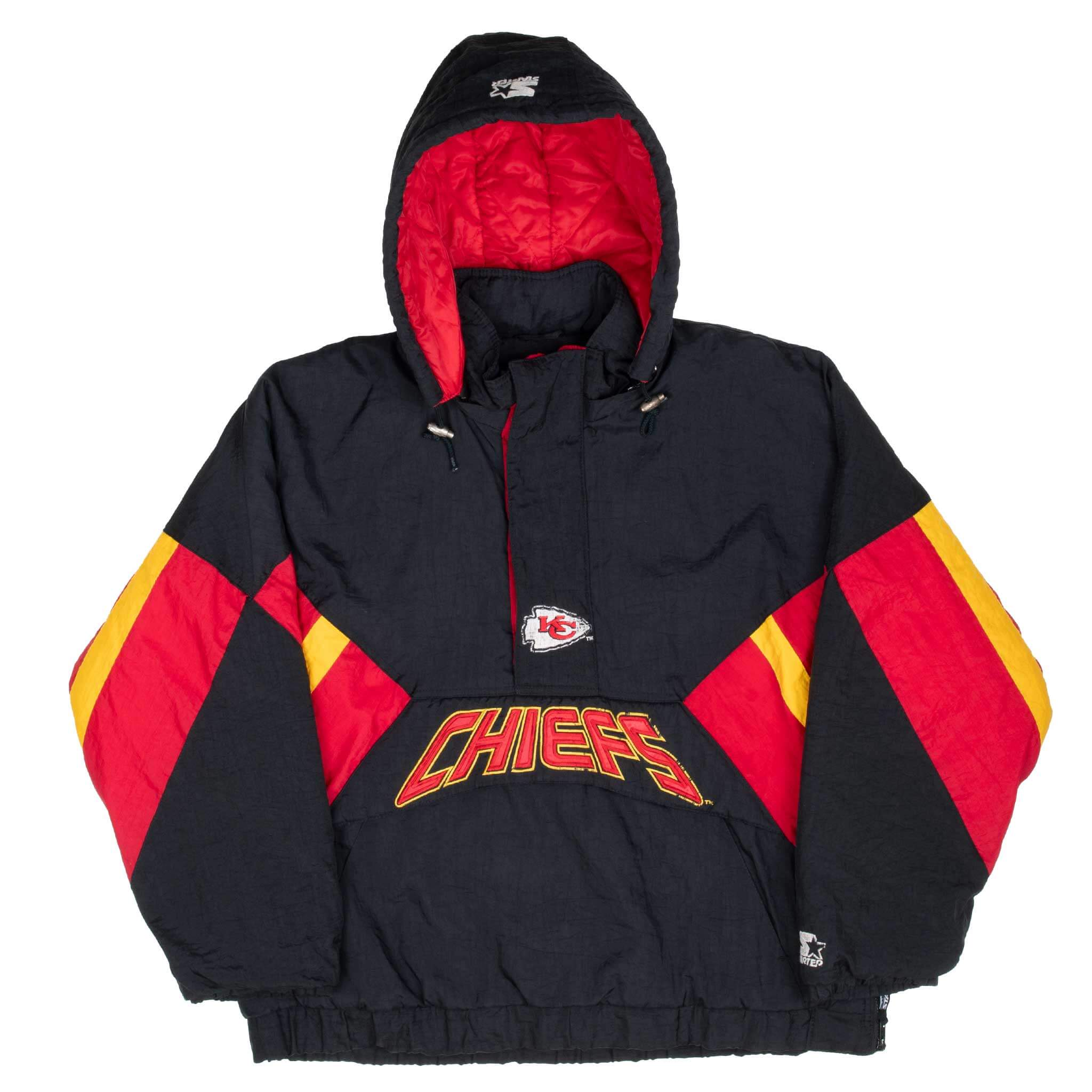 Vintage Nfl Kansas City Chiefs Starter Pullover Jacket 1990S Size XL