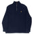 Vintage Polo Ralph Lauren Navy Blue Quarter 1/4 Zip Sweater 1990S Size 2XL
