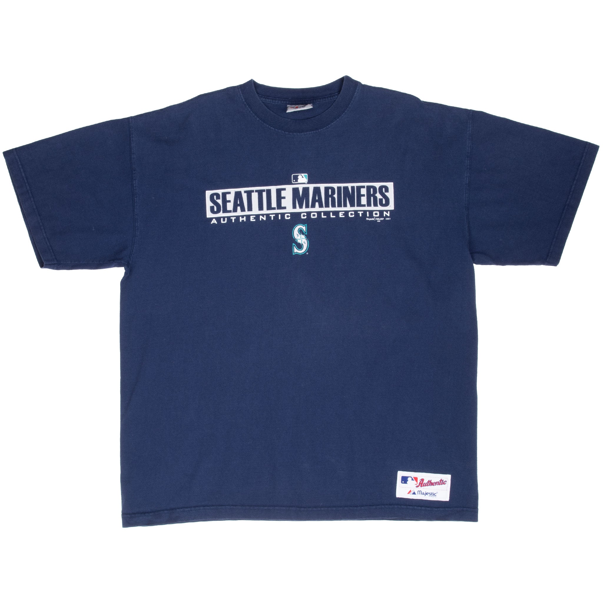 Vintage Mlb Seattle Mariners 2001 Tee Shirt Size XL