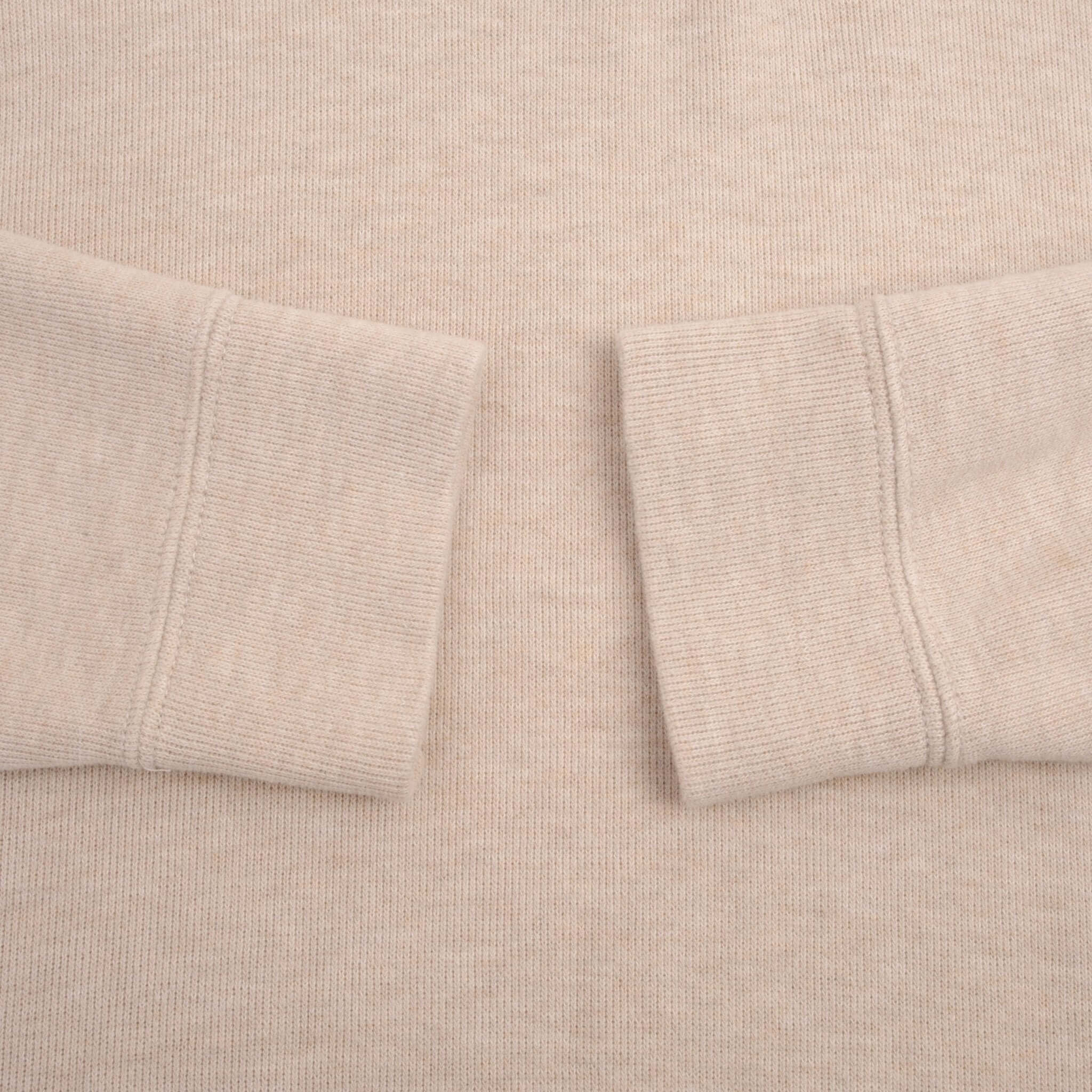 Vintage Polo Ralph Lauren Beige Quarter 1/4 Zip Sweater 1990s Size Large