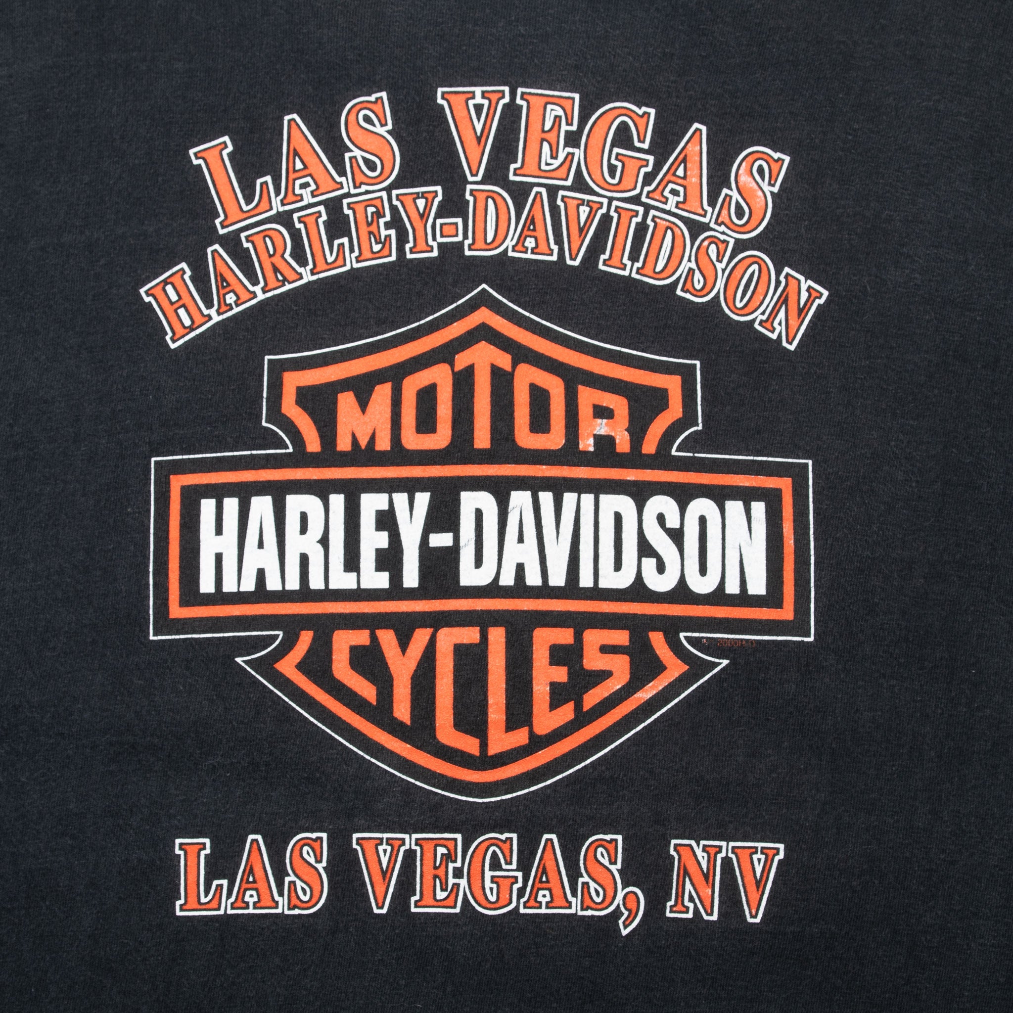 Vintage Harley Davidson Las Vegas Nevada 2002 Tee Shirt Size Large Made In Usa