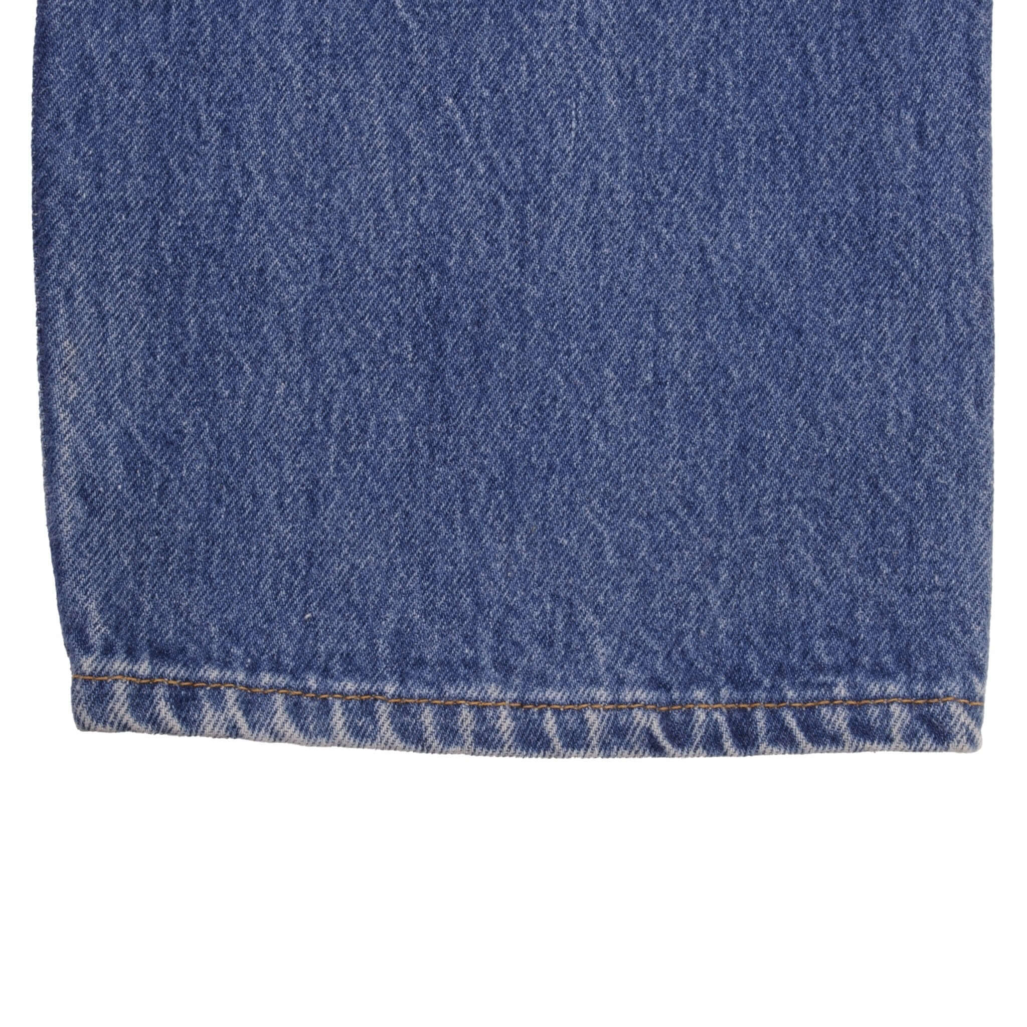 Beautiful Indigo Levis 501 Jeans 1980s Made in USA with Medium Wash Size on tag 34X32 Actual Size 34X34 Back Button #553