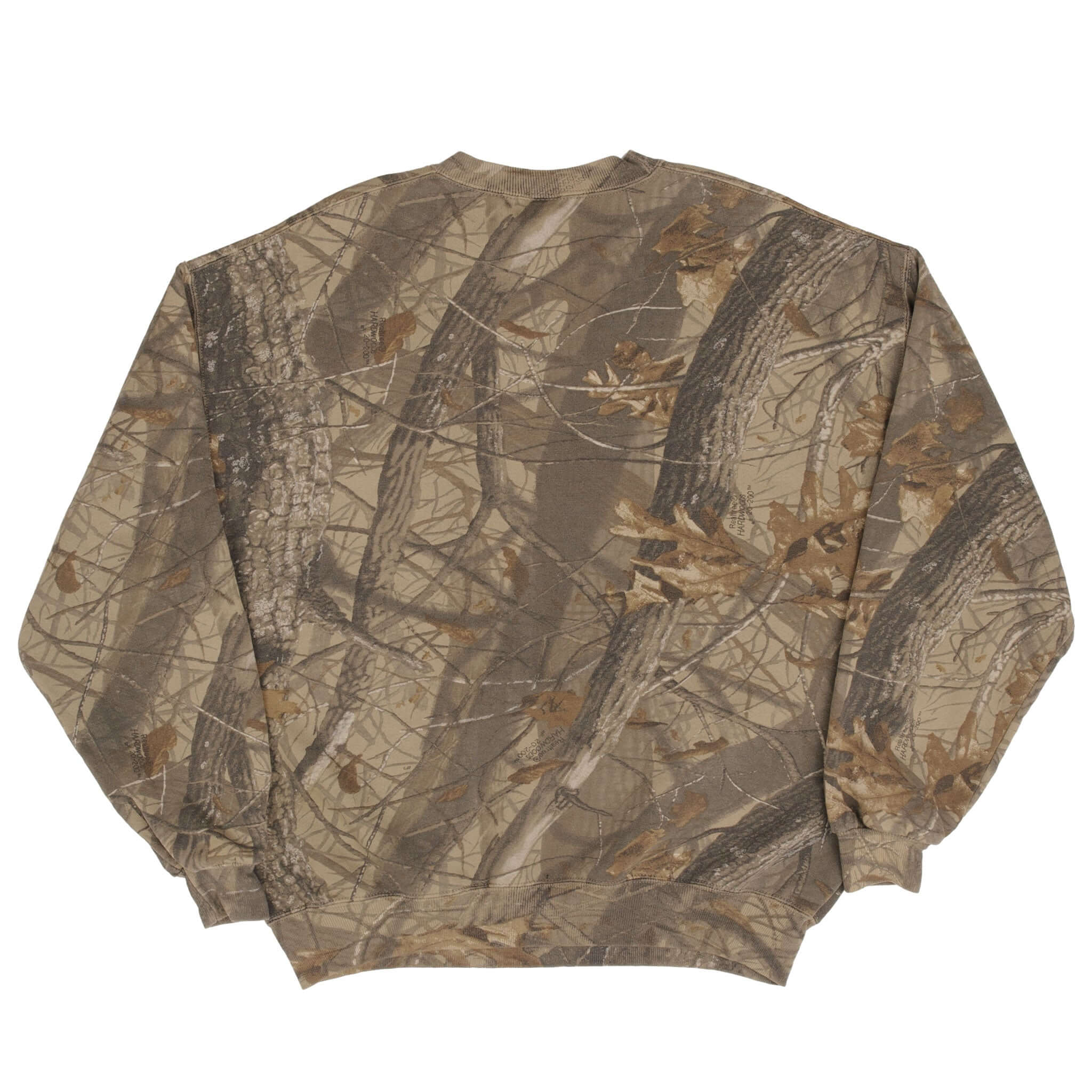 Vintage Hunting Realtree Hardwoods Camo Sweatshirt 1990S Size XL