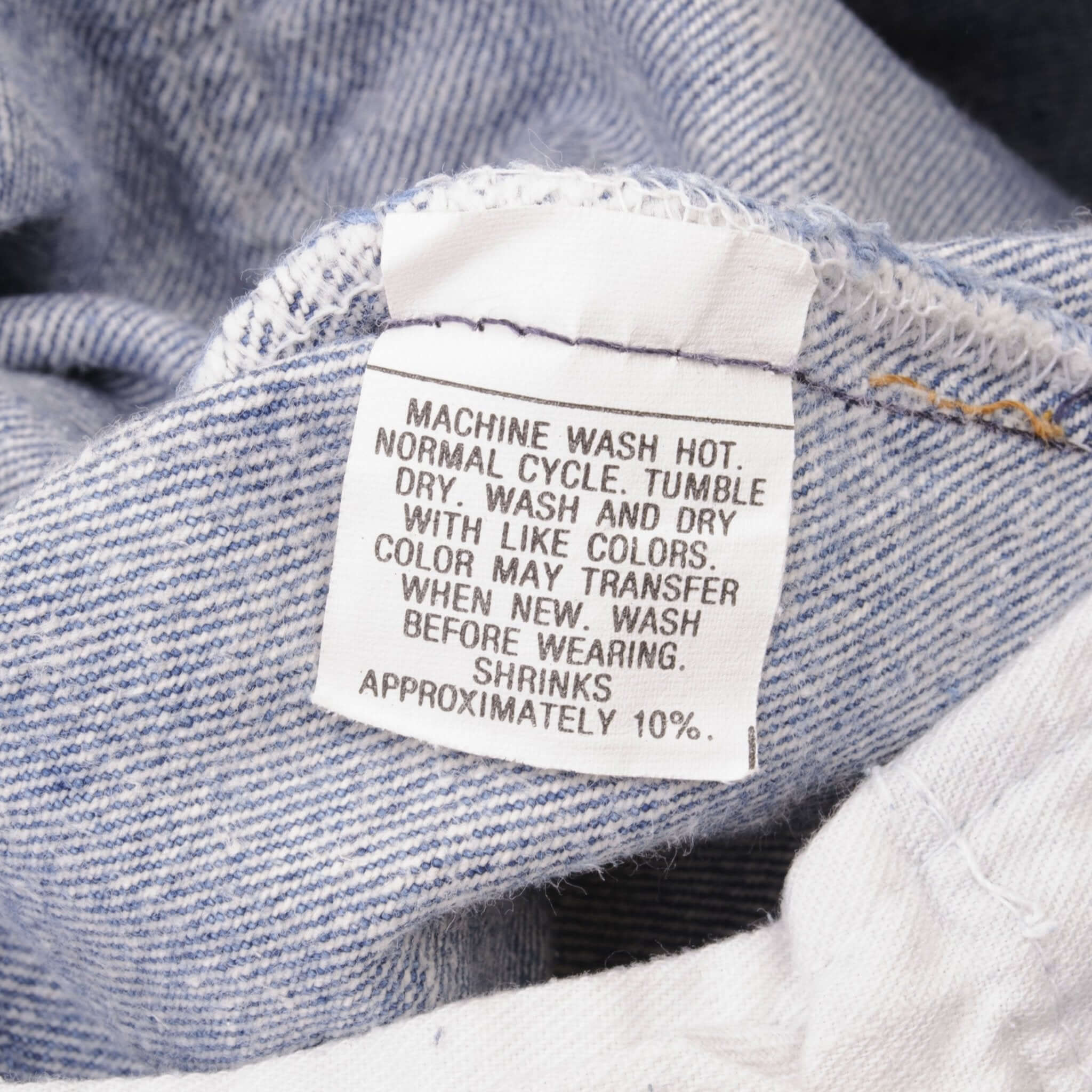 Beautiful Indigo Levis 501 Jeans 1980s Made in USA with Medium Wash Size on tag 34X33 Actual Size 32X31 Back Button #501