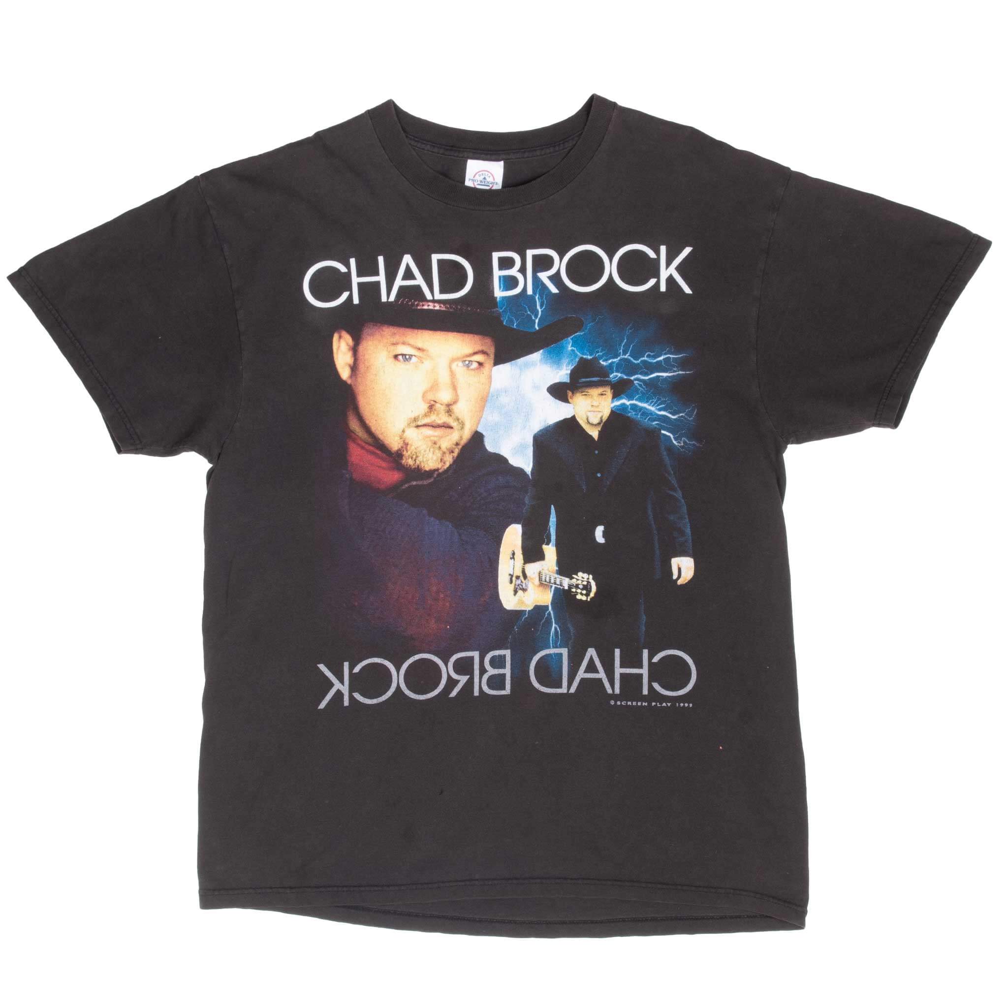 Vintage Chad Brock Tour 2002 Tee Shirt Size Large