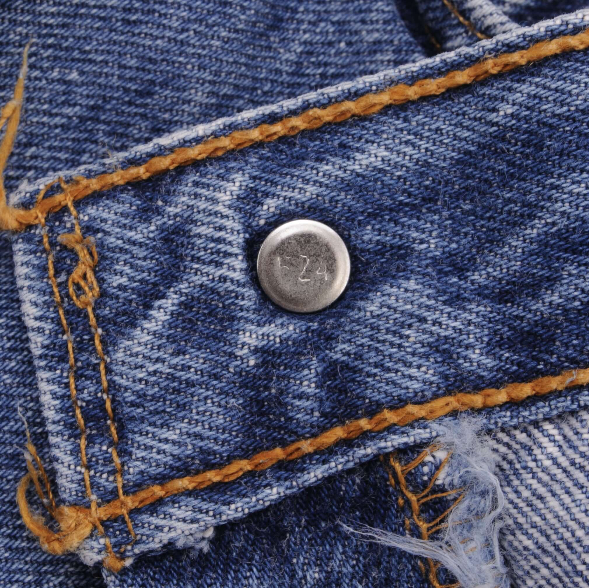 Beautiful Indigo Levis 501 Jeans 1990s Made in USA with Medium Wash Size on tag 38X36 Actual Size 37X34 Back Button #524