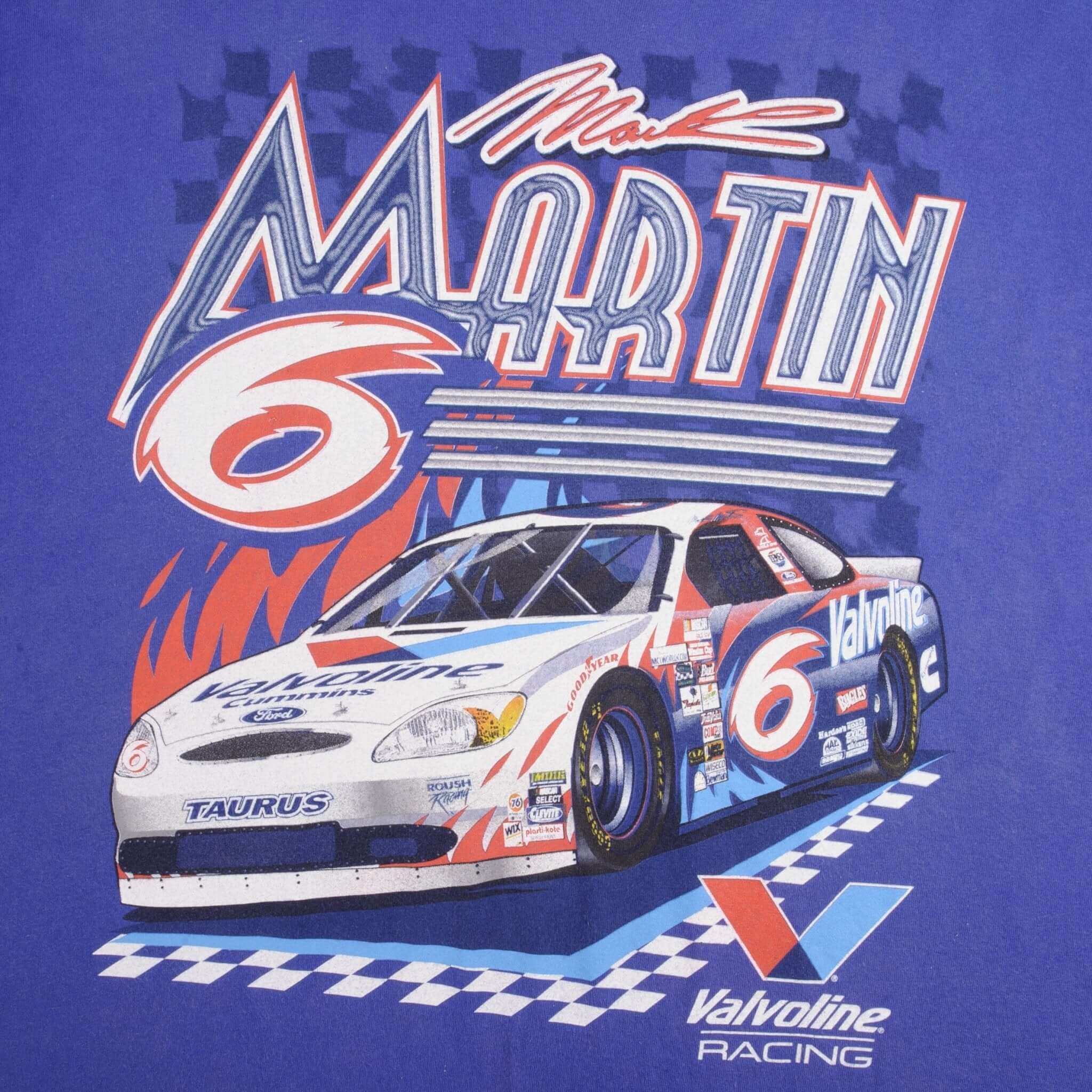 Vintage Nascar Mark Martin #6 2000 Tee Shirt Size 2XL