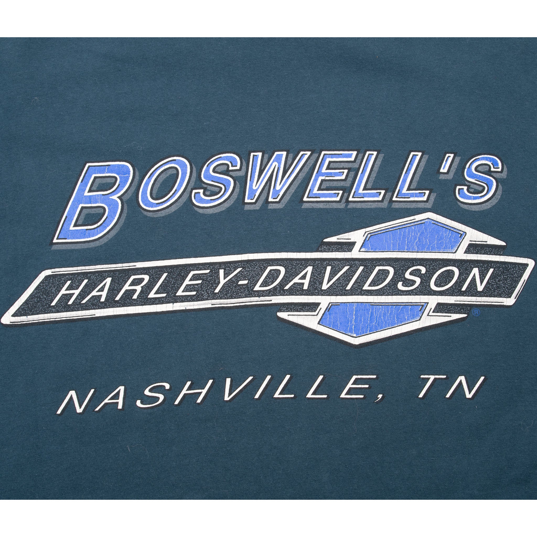 Vintage Harley Davidson Nashville 95Th Anniversary 1997 Tee Shirt Size Medium Made In Usa