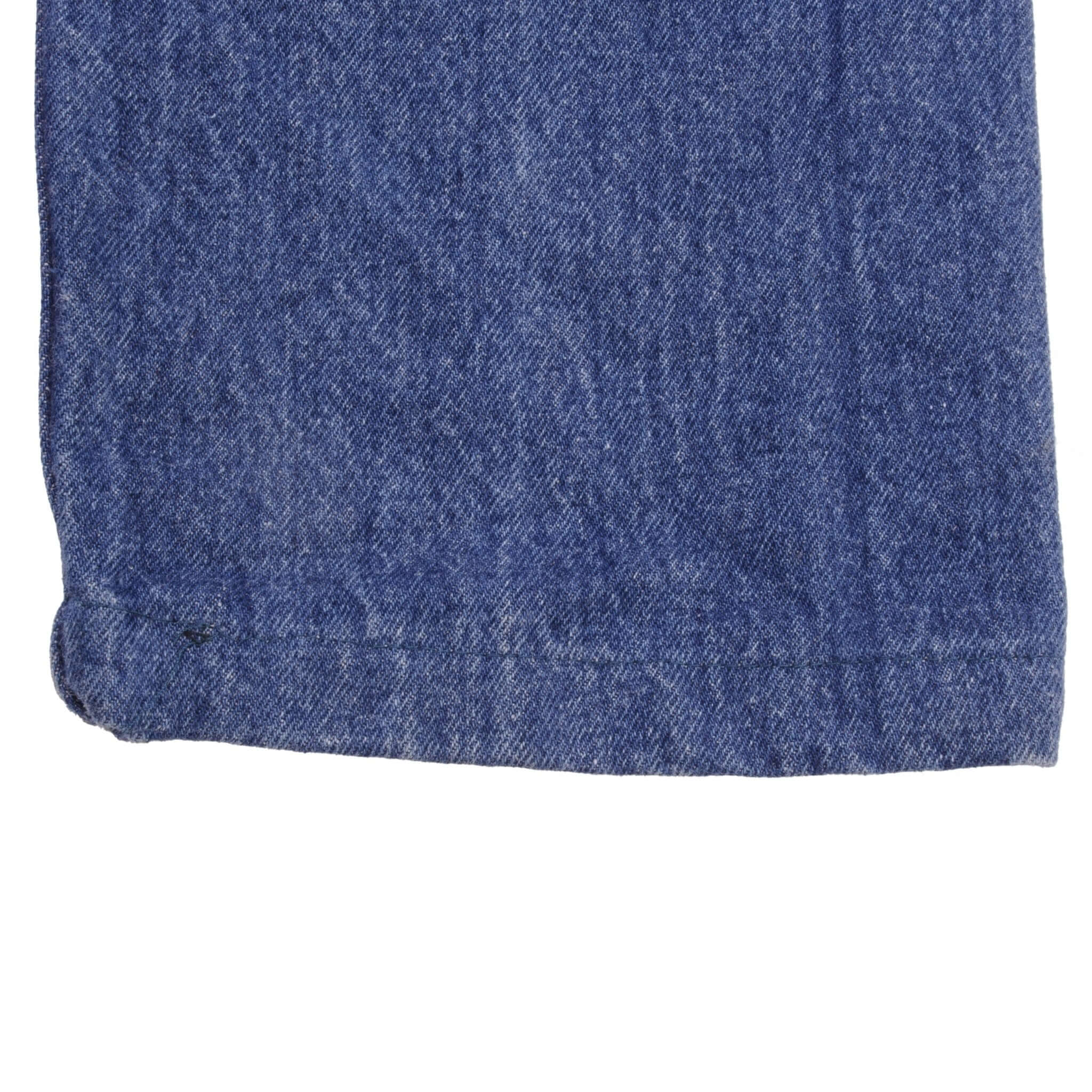 Beautiful Indigo Levis 501 Jeans 1980s Made in USA with Medium Dark Wash Size on tag 33X36 Actual Size 31X31 Not original hem