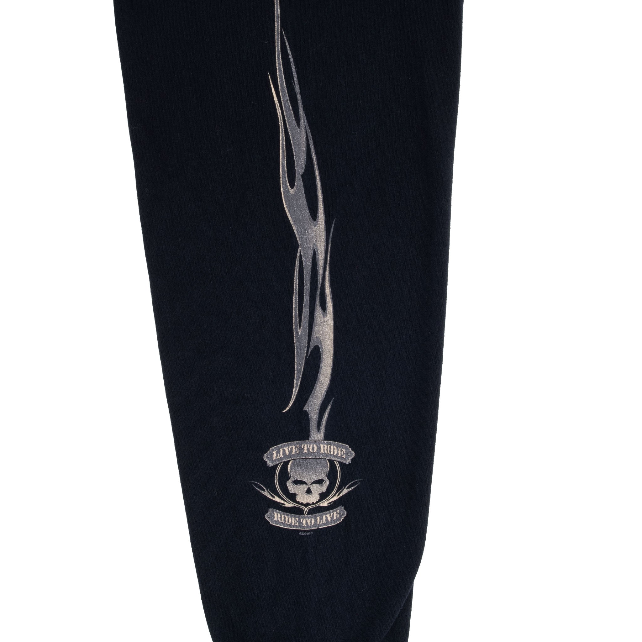 Vintage Harley Davidson Muncie Indiana Long Sleeve Tee Shirt 2004 Size XL