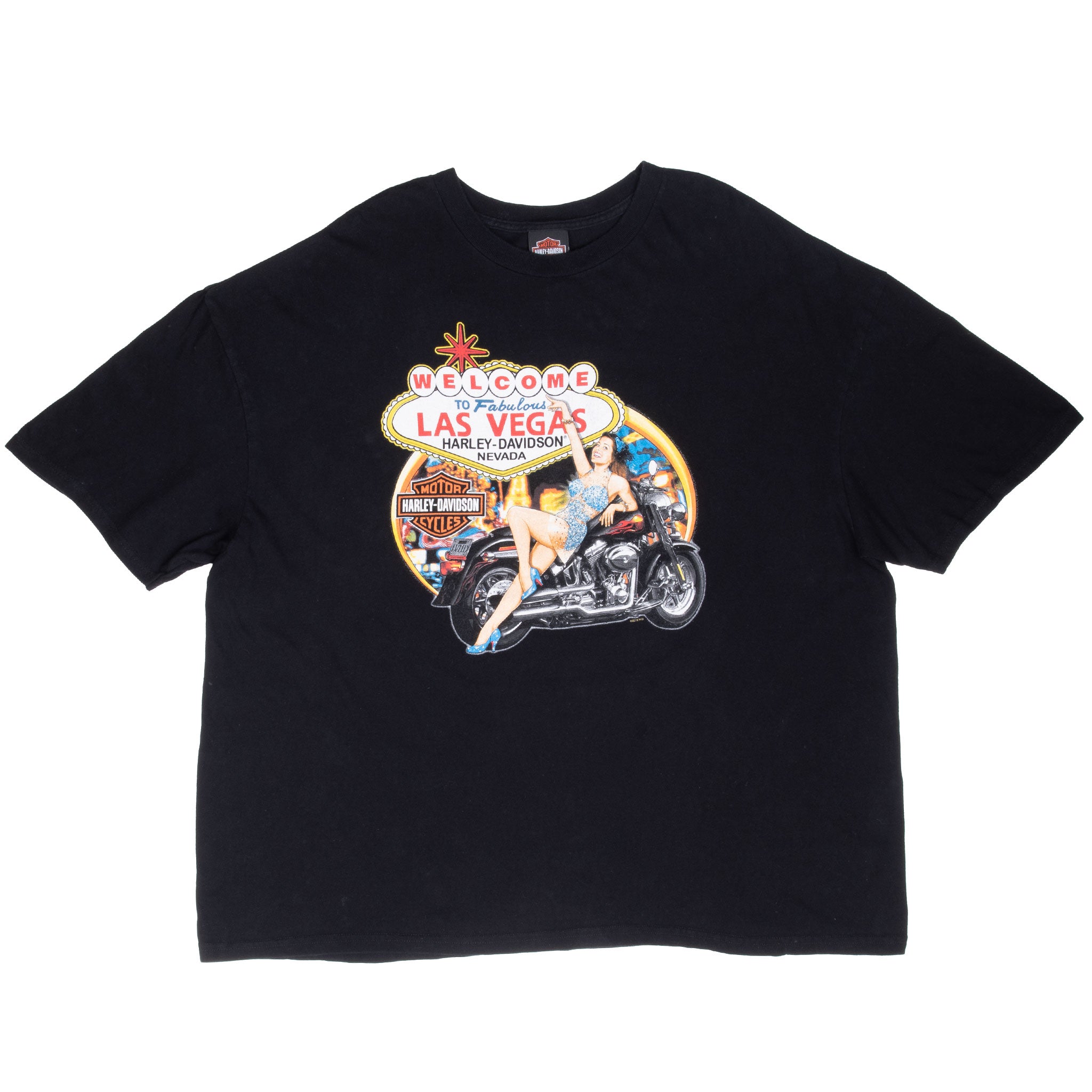 Vintage Harley Davidson Las Vegas Nevada 2014 Tee Shirt Size 3XL