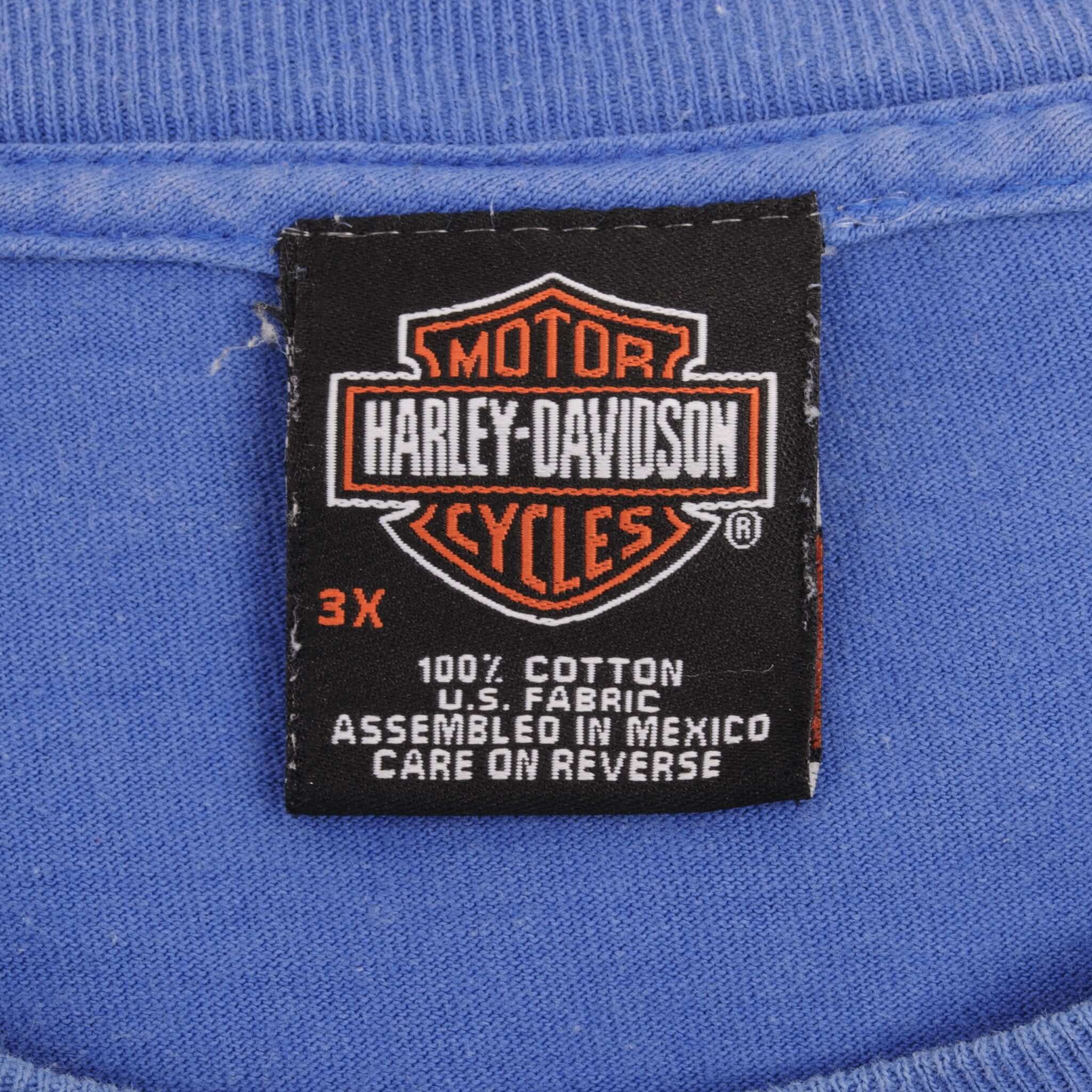 Vintage Harley Davidson Simi Valley Moorpark, CA Long Sleeve Tee Shirt 2003 Size 3XL