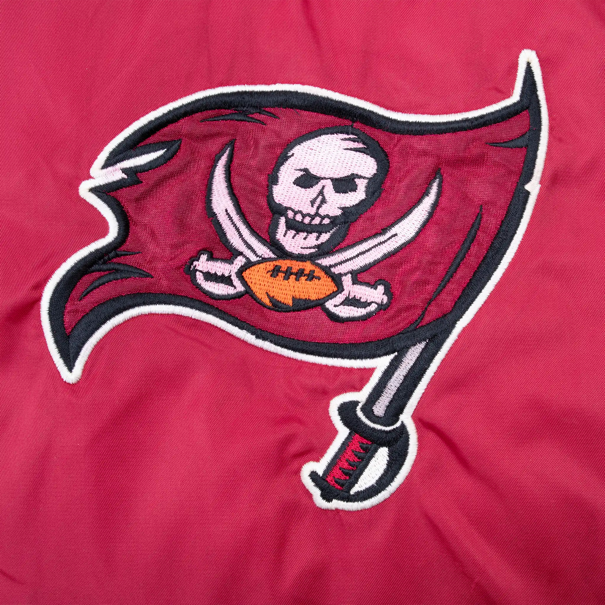 VINTAGE NFL TAMPA BAY BUCCANEERS HEAVY WINDBREAKER PULLOVER JACKET 1990S 2XL