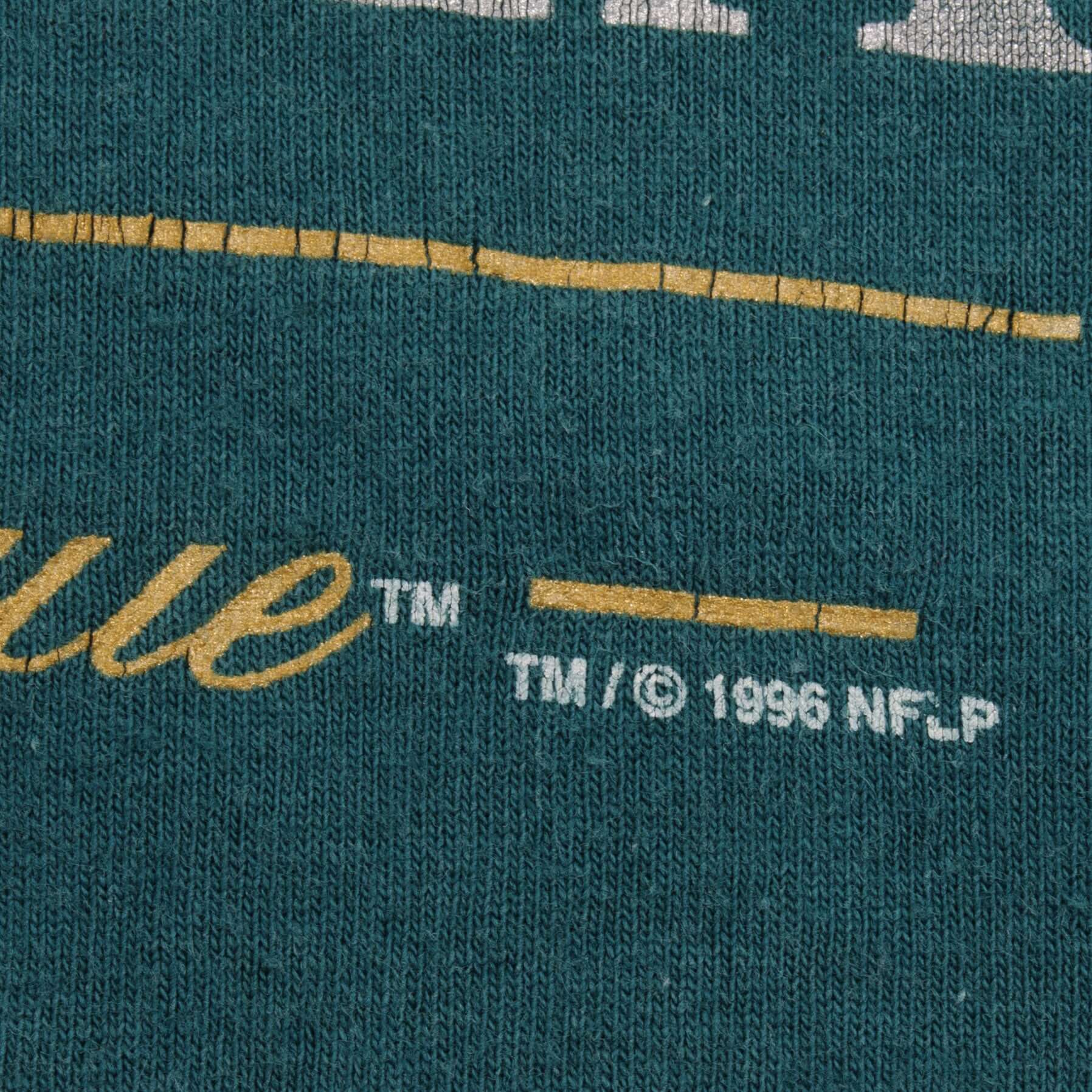 Vintage NFL Philadelphia Eagles 1996 Tee Shirt Size Medium Made In USA