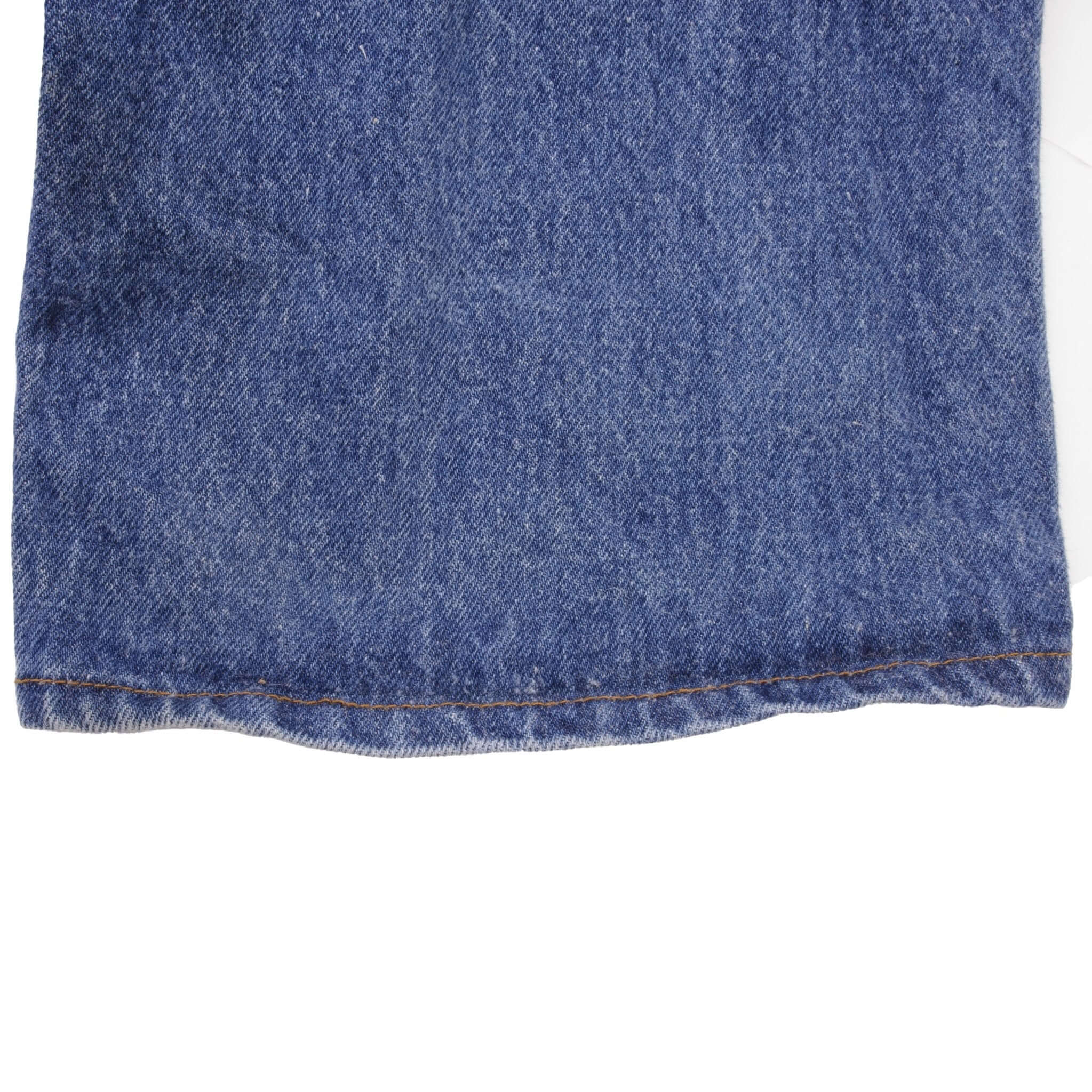 Beautiful Indigo Levis 501 Jeans 1980s Made in USA with Medium Wash Size on tag 40X34 Actual Size 37X32 Back Button #552