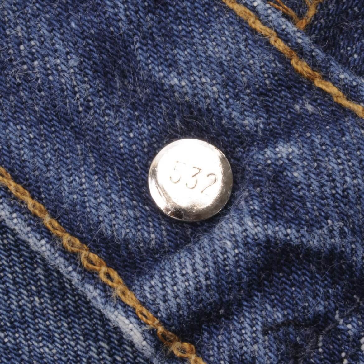 Beautiful Indigo Levis 501 Jeans 1980s Made in USA with Medium Wash Size on tag 38X30 Actual Size 38X30 Back Button #532