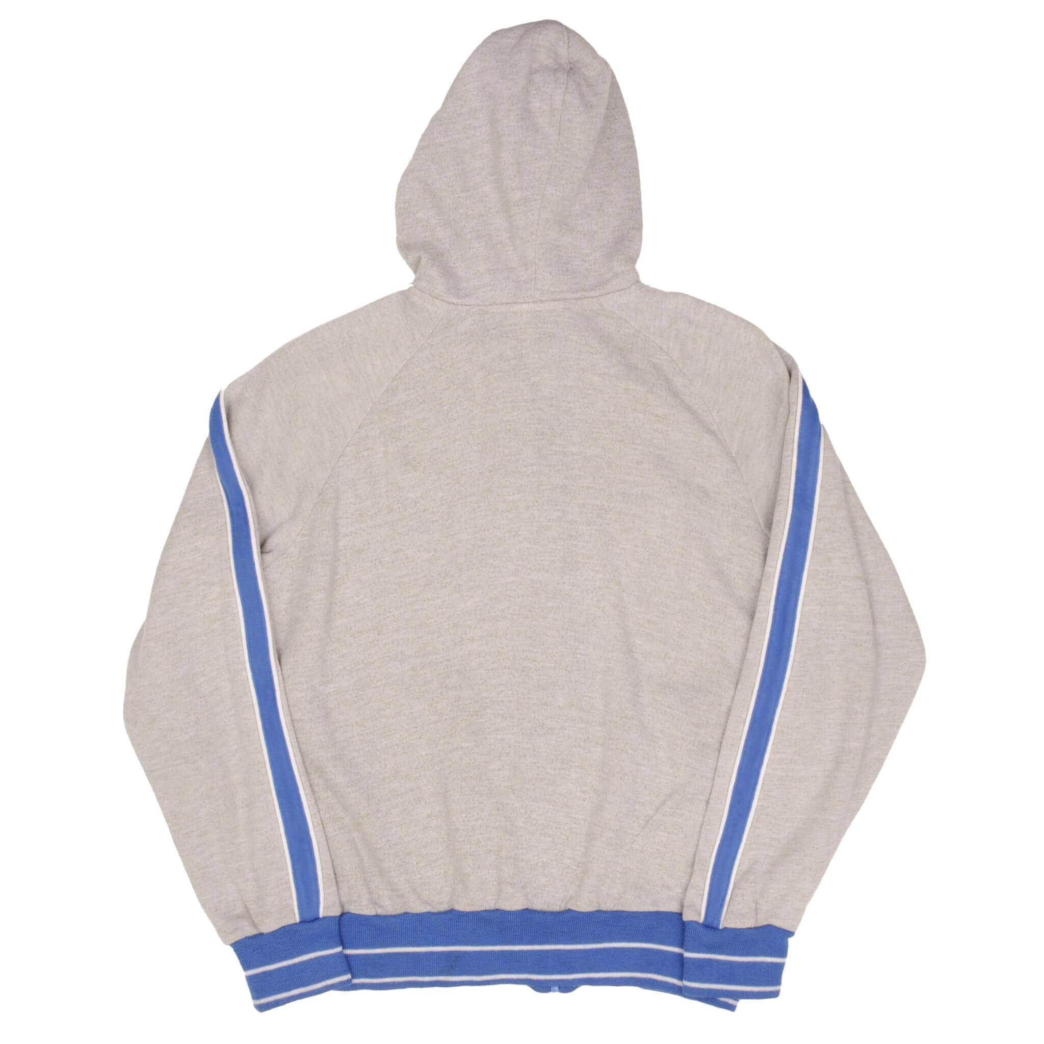 Vintage Nike Classic Swoosh Gray Full Zip Hoodie Sweatshirt 1970S Size Medium