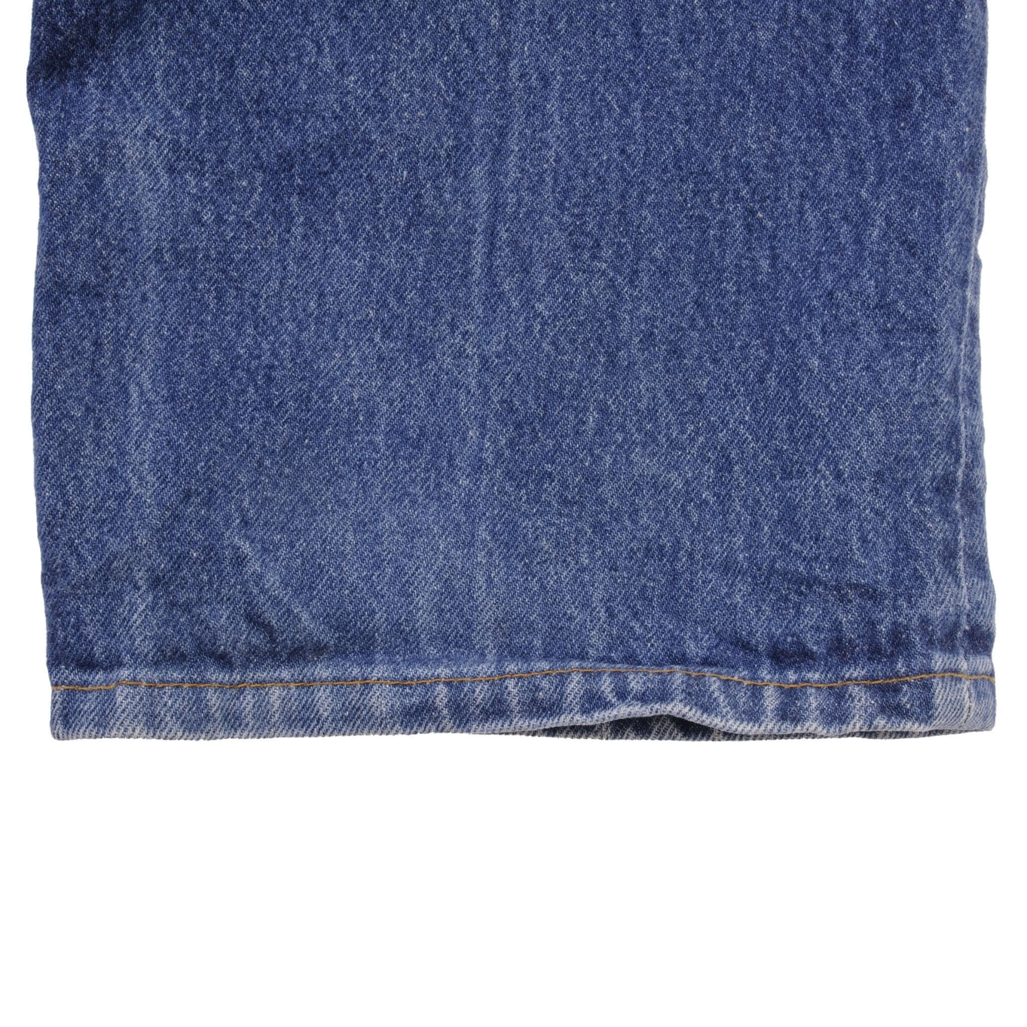 Beautiful Indigo Levis 501 Jeans 1980s Made in USA with Medium Wash Size on tag 38X30 Actual Size 38X30 Back Button #532