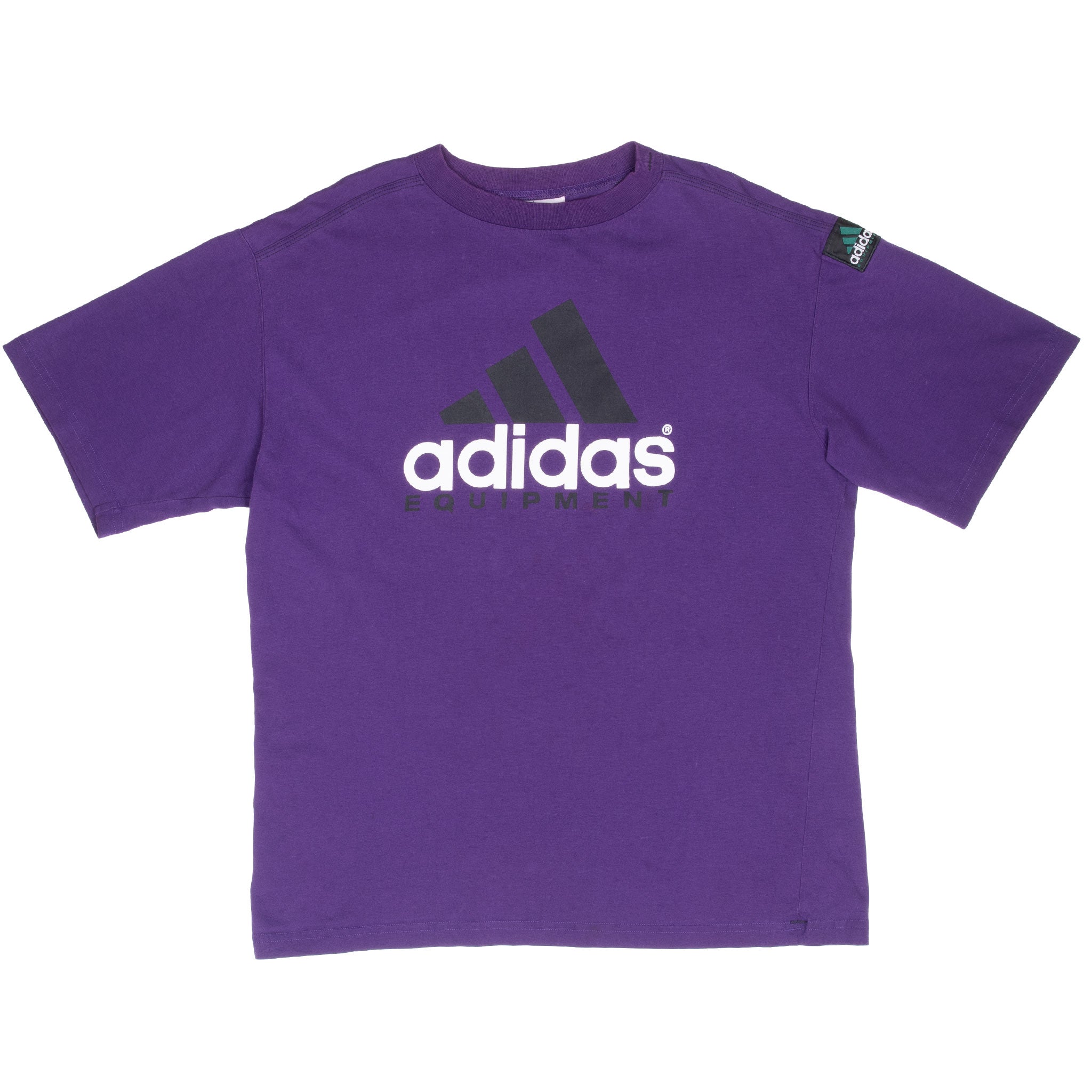 Vintage Adidas Equipment Purple Tee Shirt 1990S Size Medium
