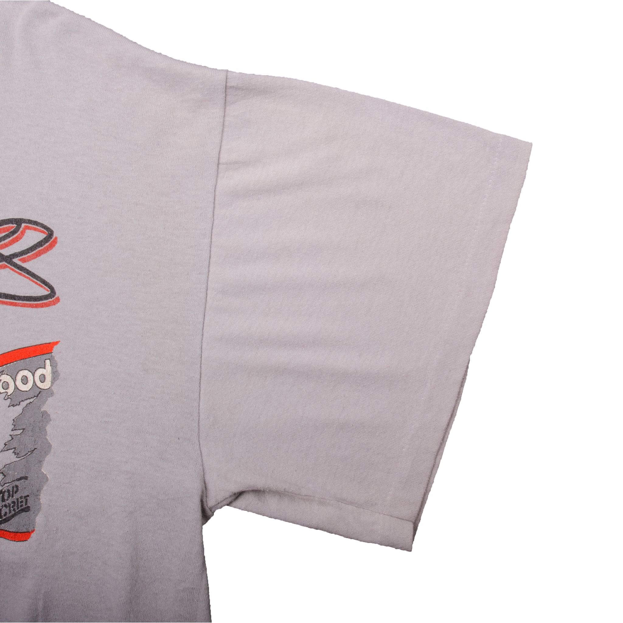 Vintage Nascar Dale Earnhardt Ready To Rumble Tee Shirt 1989 Size L With Single Stitch Sleeves. Made In USA