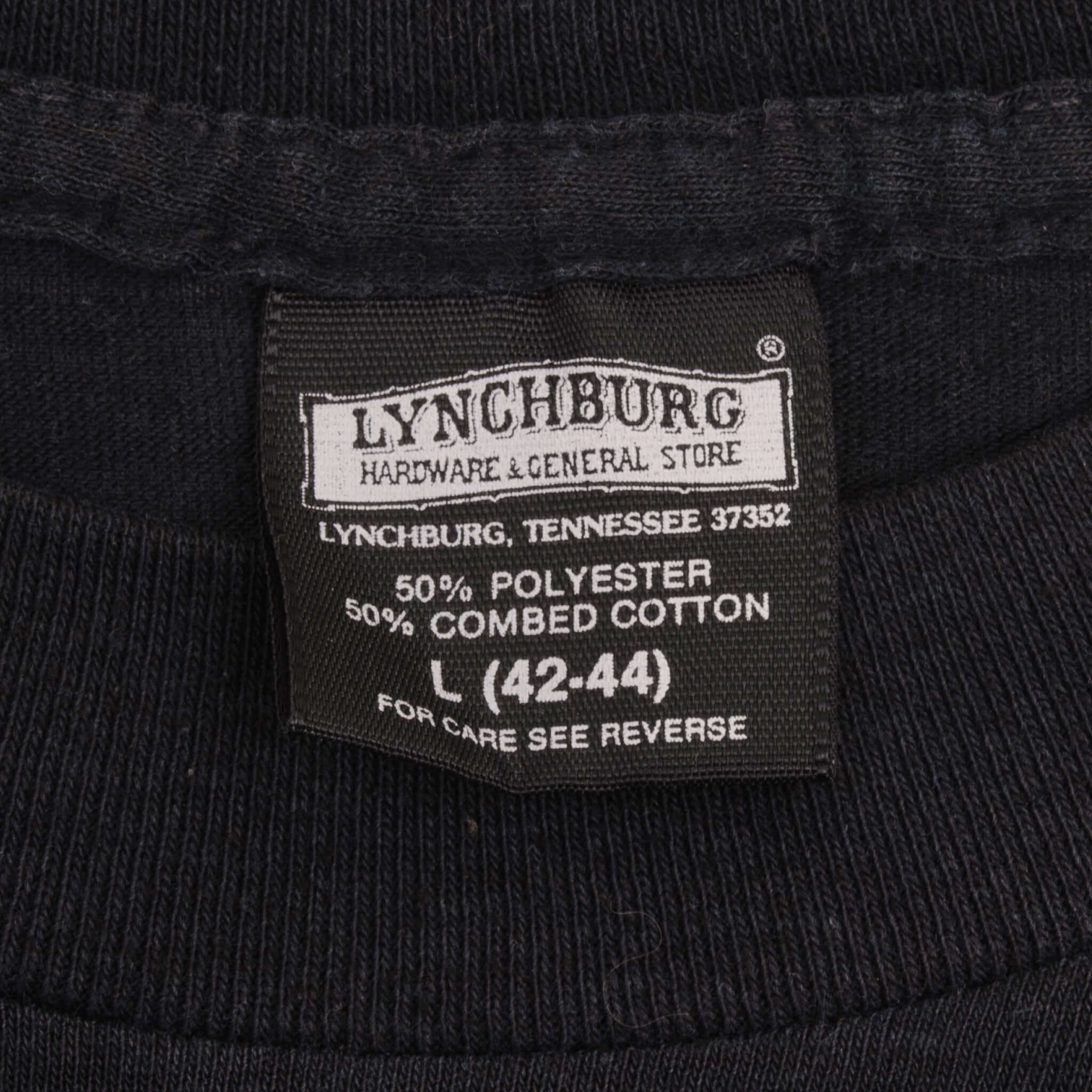 Vintage Jack Daniel's Tennessee Whiskey Tee Shirt 1980S Size Medium Made In Usa With Single Stitch Sleeves