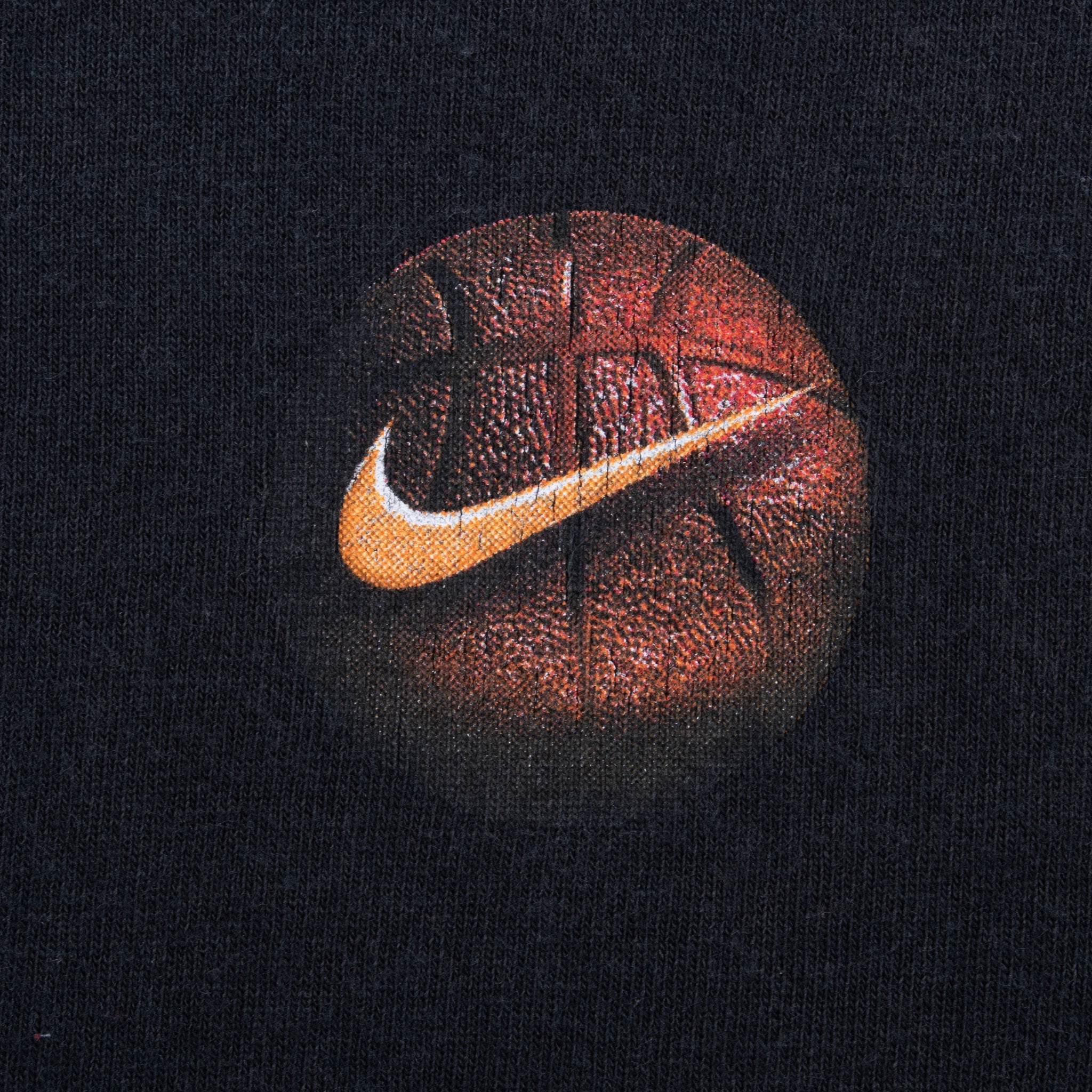 Vintage Nike Basketball Center Swoosh Black Tank Top Tee Shirt 2000S Size 2XL Made In Usa