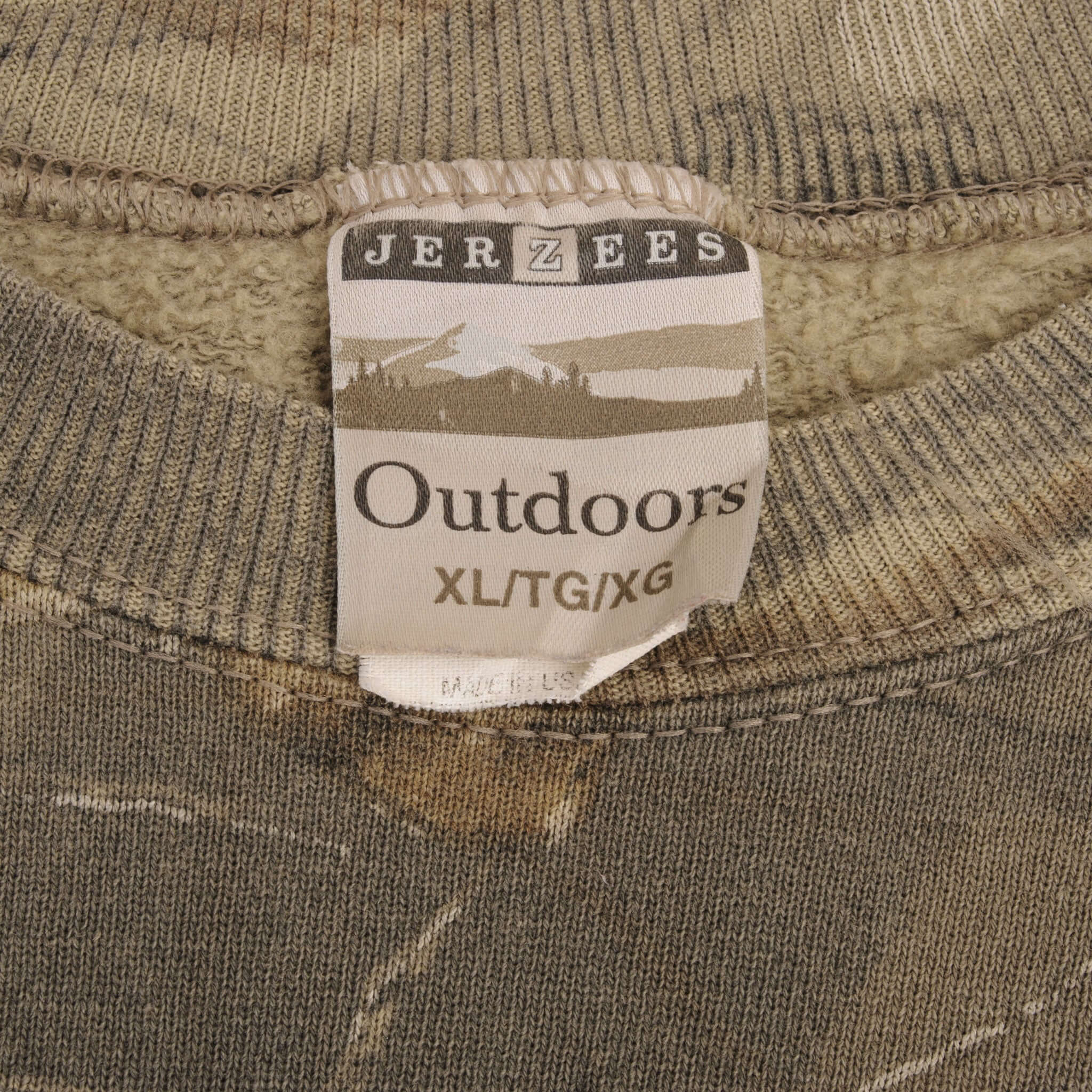 Vintage Hunting Realtree Hardwoods Camo Sweatshirt 1990S Size XL