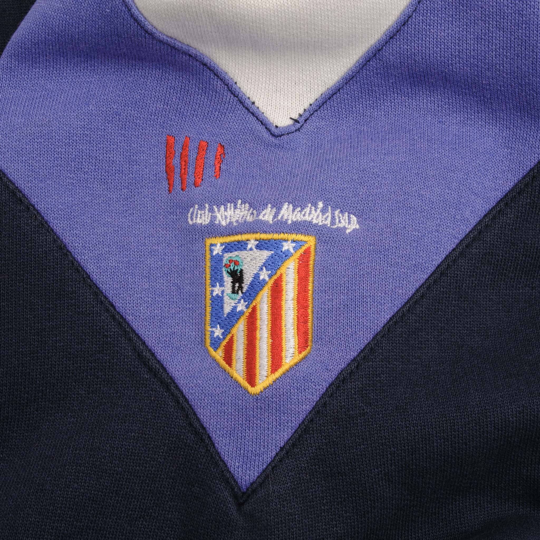 Vintage Soccer Athletico Madrid Puma Crewneck Sweatshirt 1980S Size Small