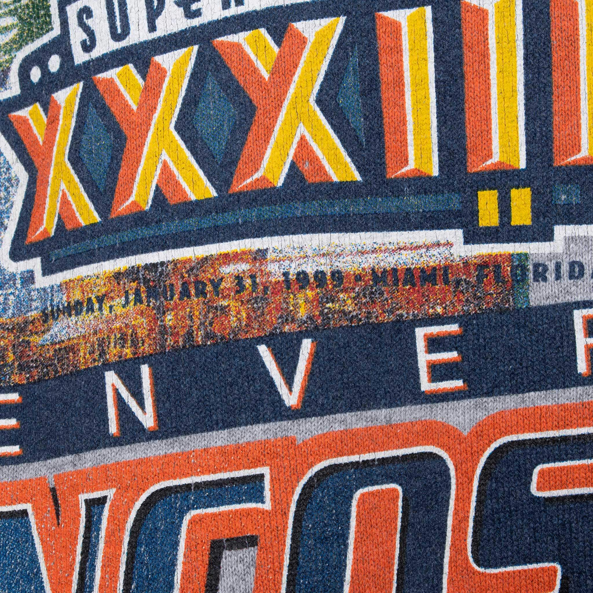 Vintage Nfl Denver Broncos Super Bowl 1999 Starter Sweatshirt Size XL Made In Usa