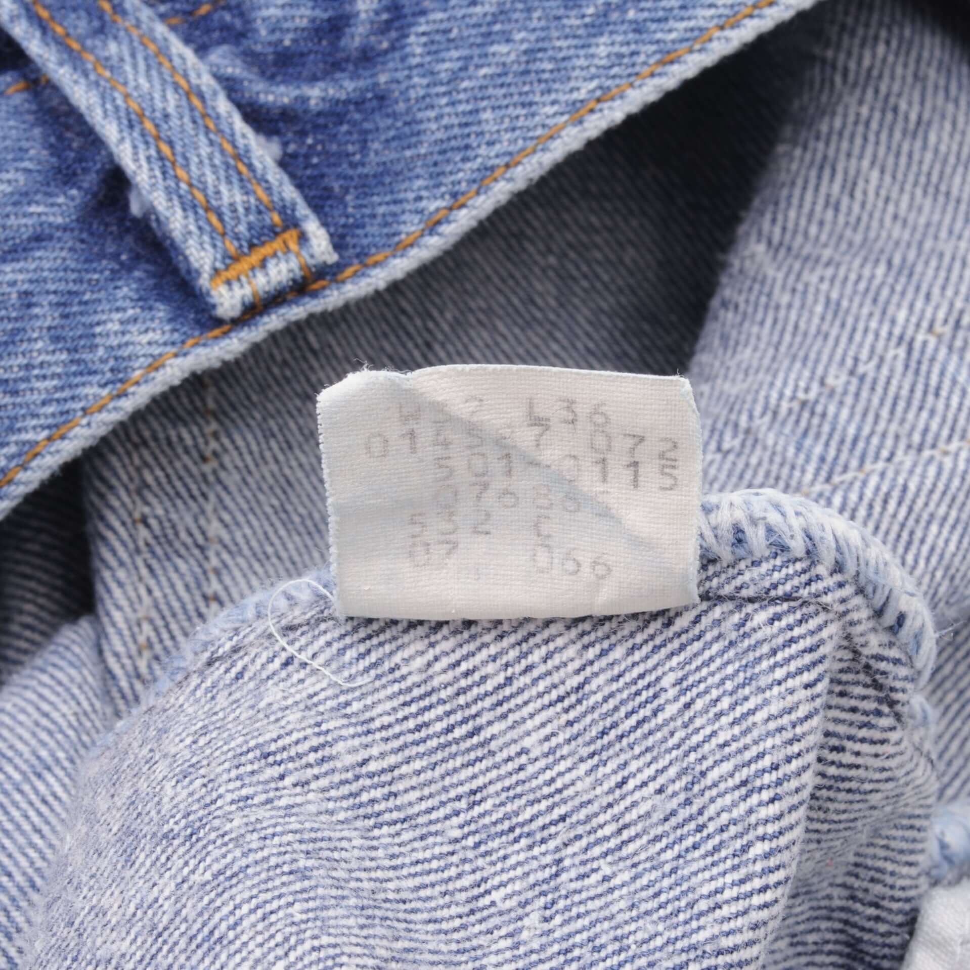 Beautiful Indigo Levis 501 Jeans 1980s Made in USA with Medium Wash Size on tag 32X35 Actual Size 31X35 Back Button #532