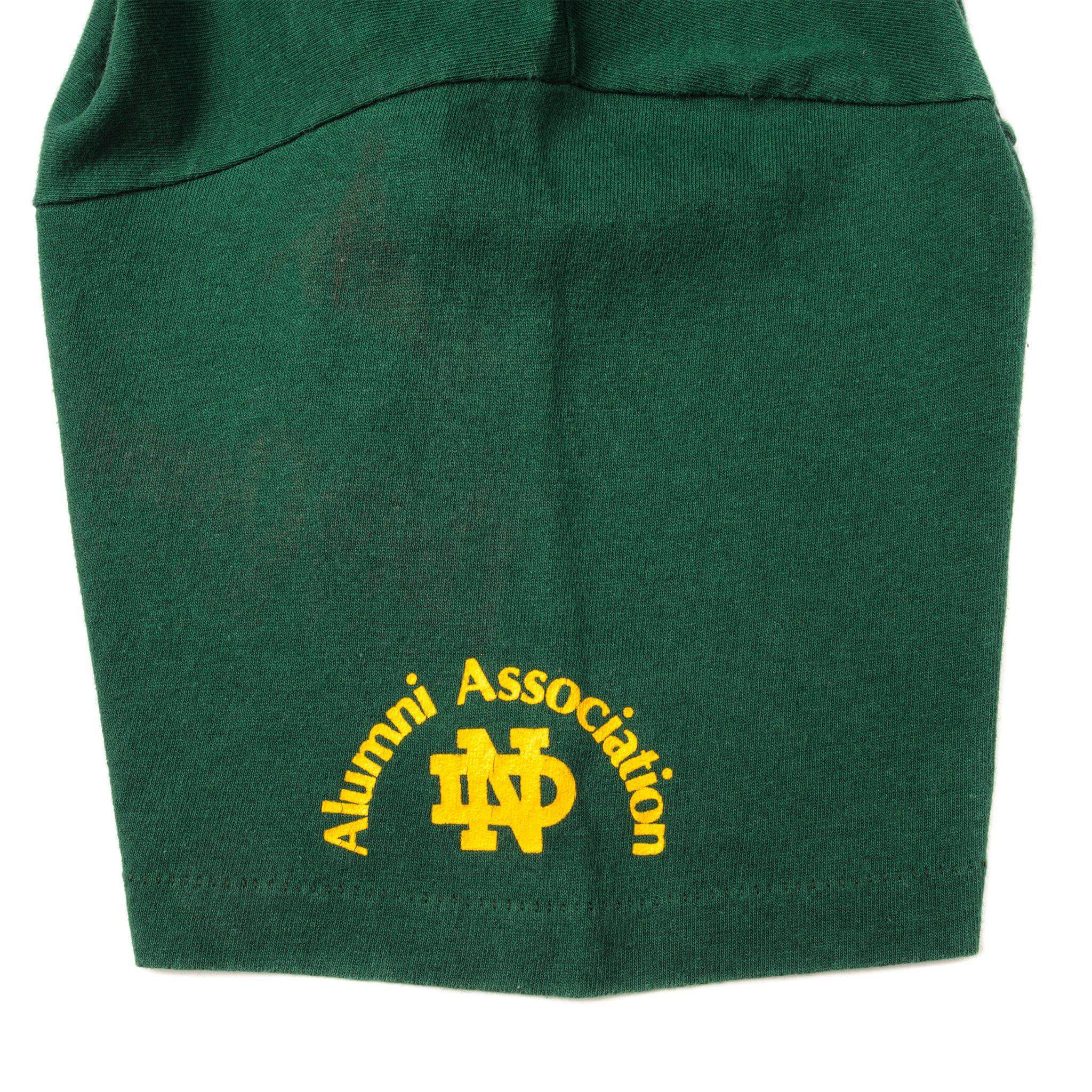 VINTAGE NOTRE DAME FOOTBALL TEE SHIRT 1990s SIZE XL MADE IN USA