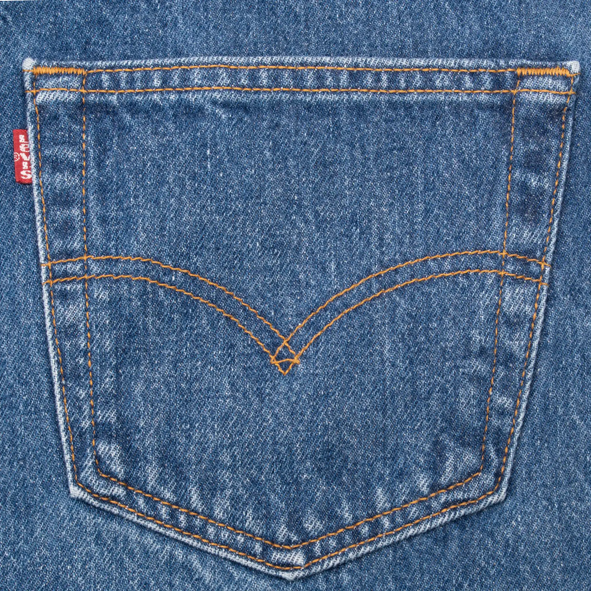 VINTAGE LEVIS 501 JEANS INDIGO 1990S SIZE W33 L31 MADE IN USA