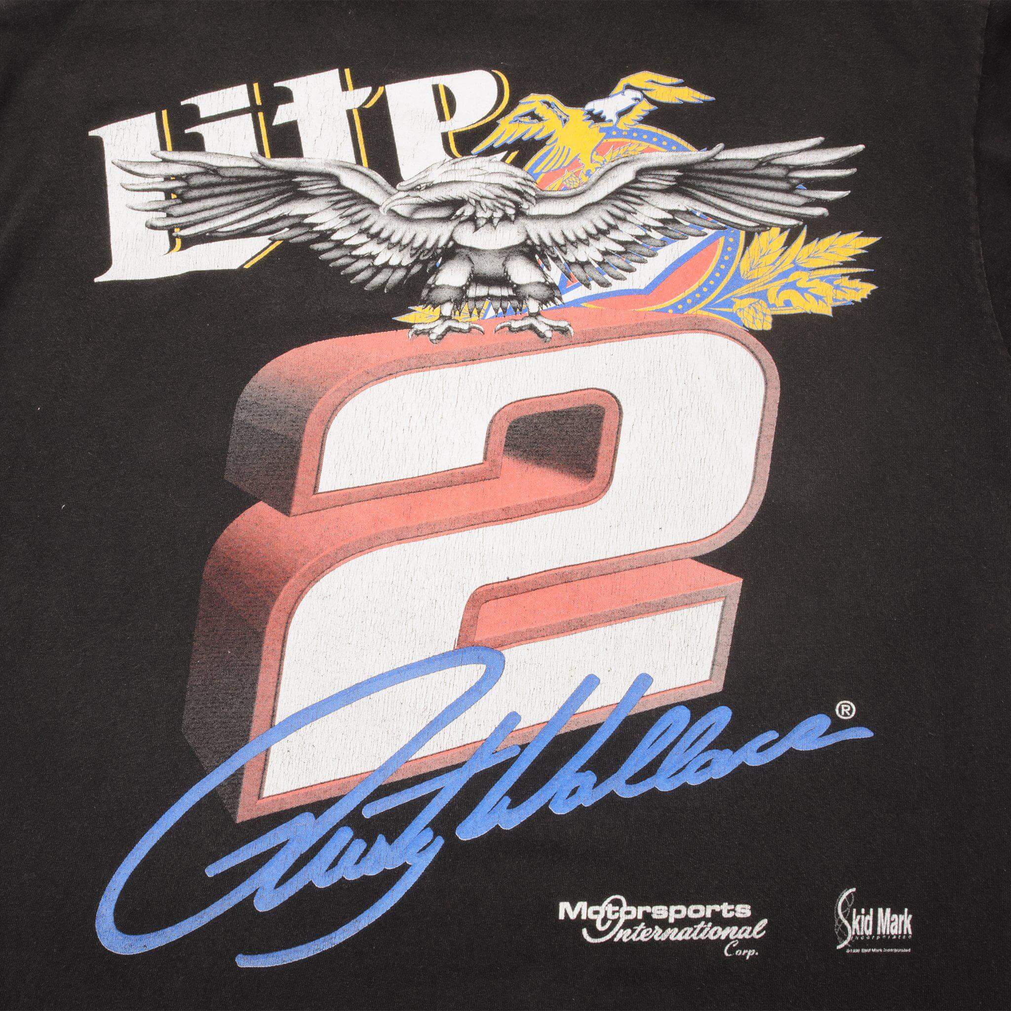 VINTAGE RUSTY WALLACE TEE SHIRT SIZE XL