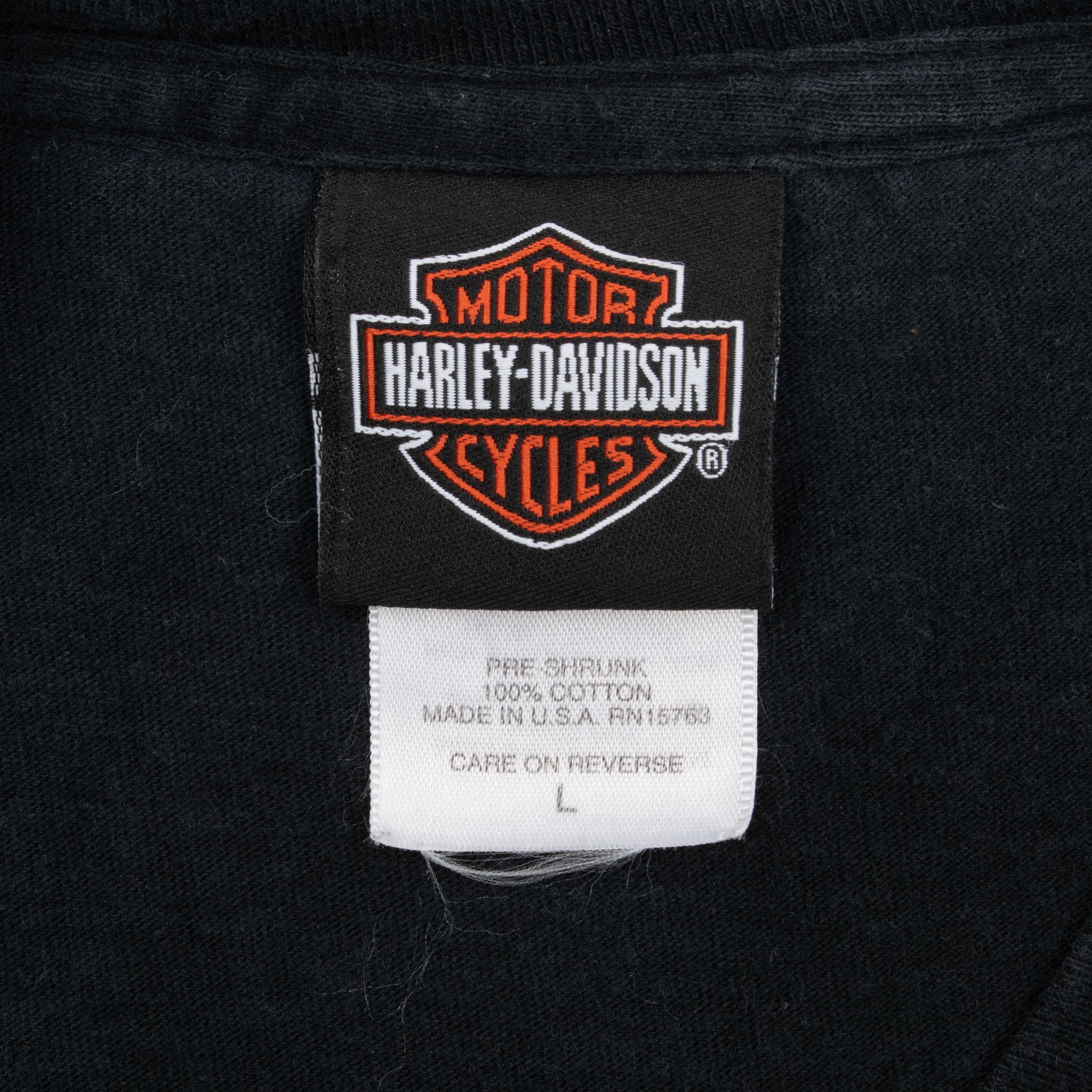 Vintage Harley Davidson Louisville Kentucky Tee Shirt 2001 Size Large Made In Usa