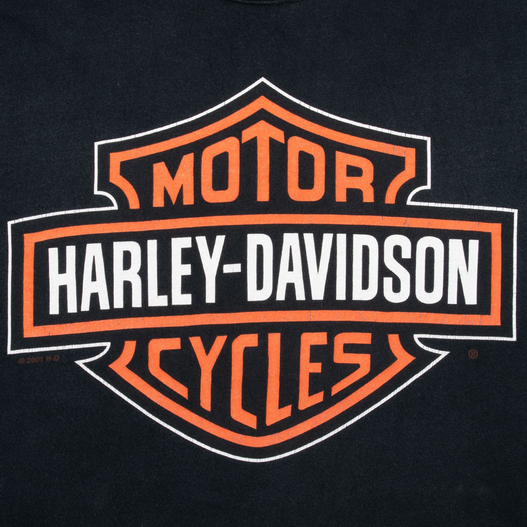 Vintage Harley Davidson Louisville Kentucky Tee Shirt 2001 Size Large Made In Usa