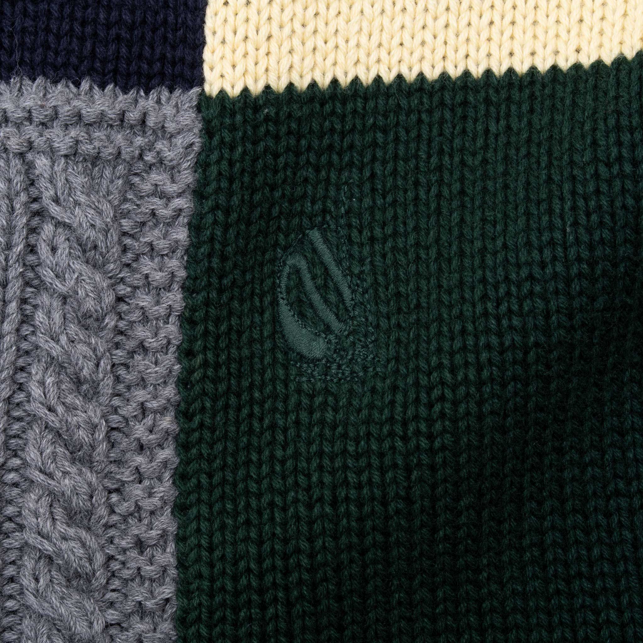 Vintage Nautica Knit Square Sweatshirt 1990S Size Medium