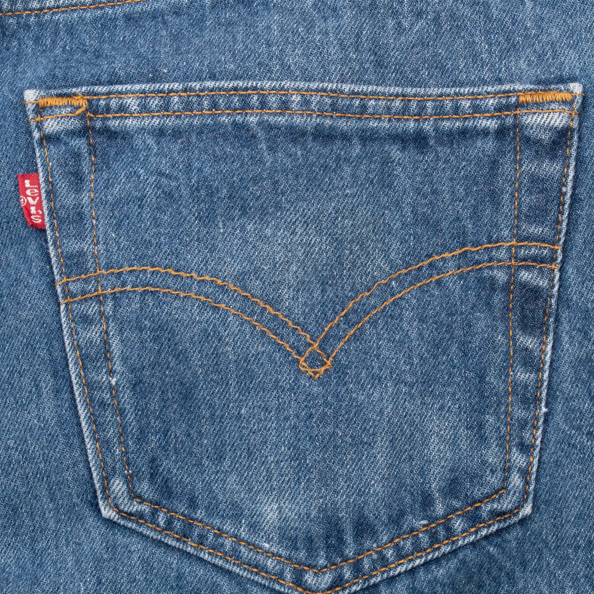 VINTAGE LEVIS 501 INDIGO BLUE JEANS 1990S SIZE 36X31