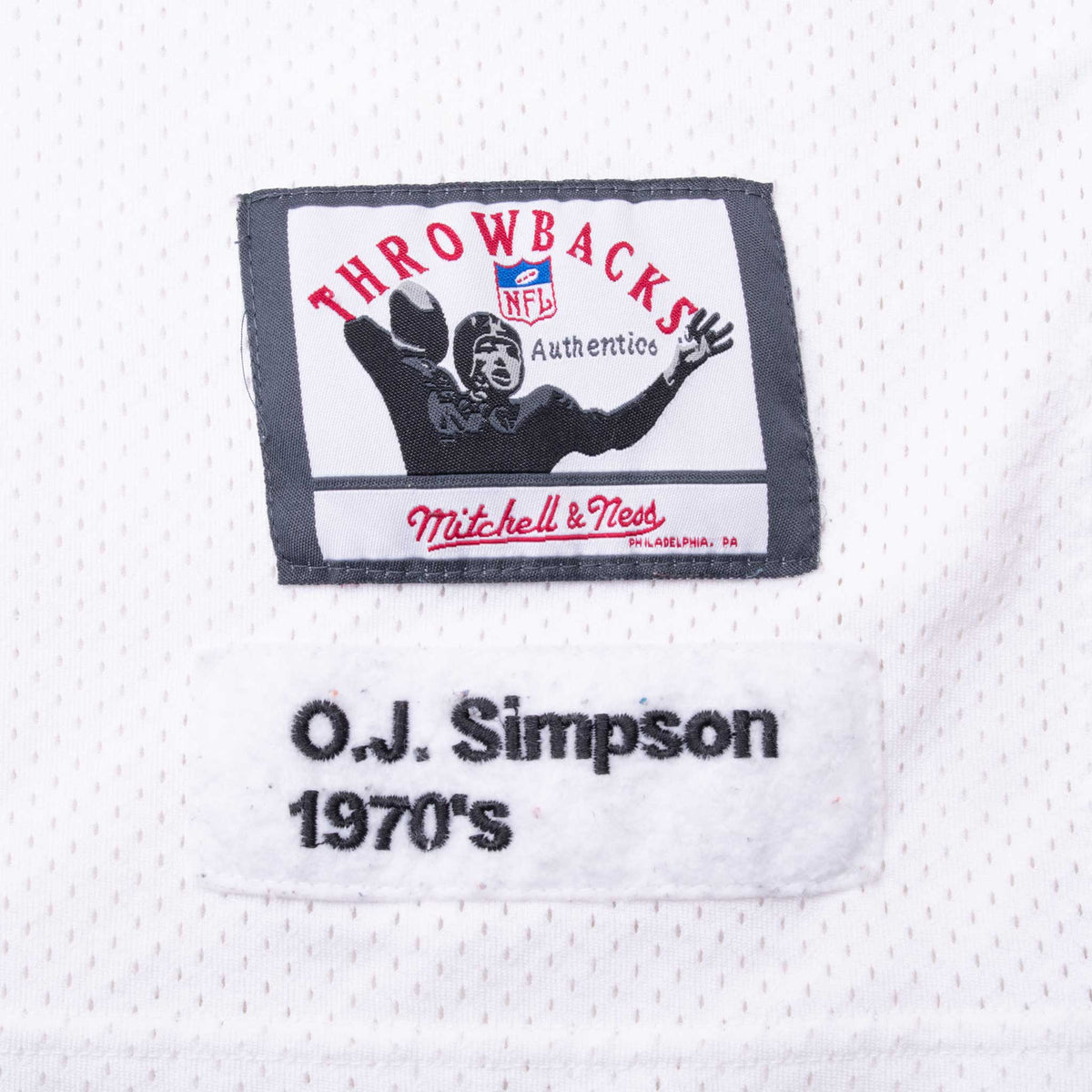 Vintage Nfl Buffalo Bills O.J. Simpson 1970S Mitchell&Ness Jersey Size 54