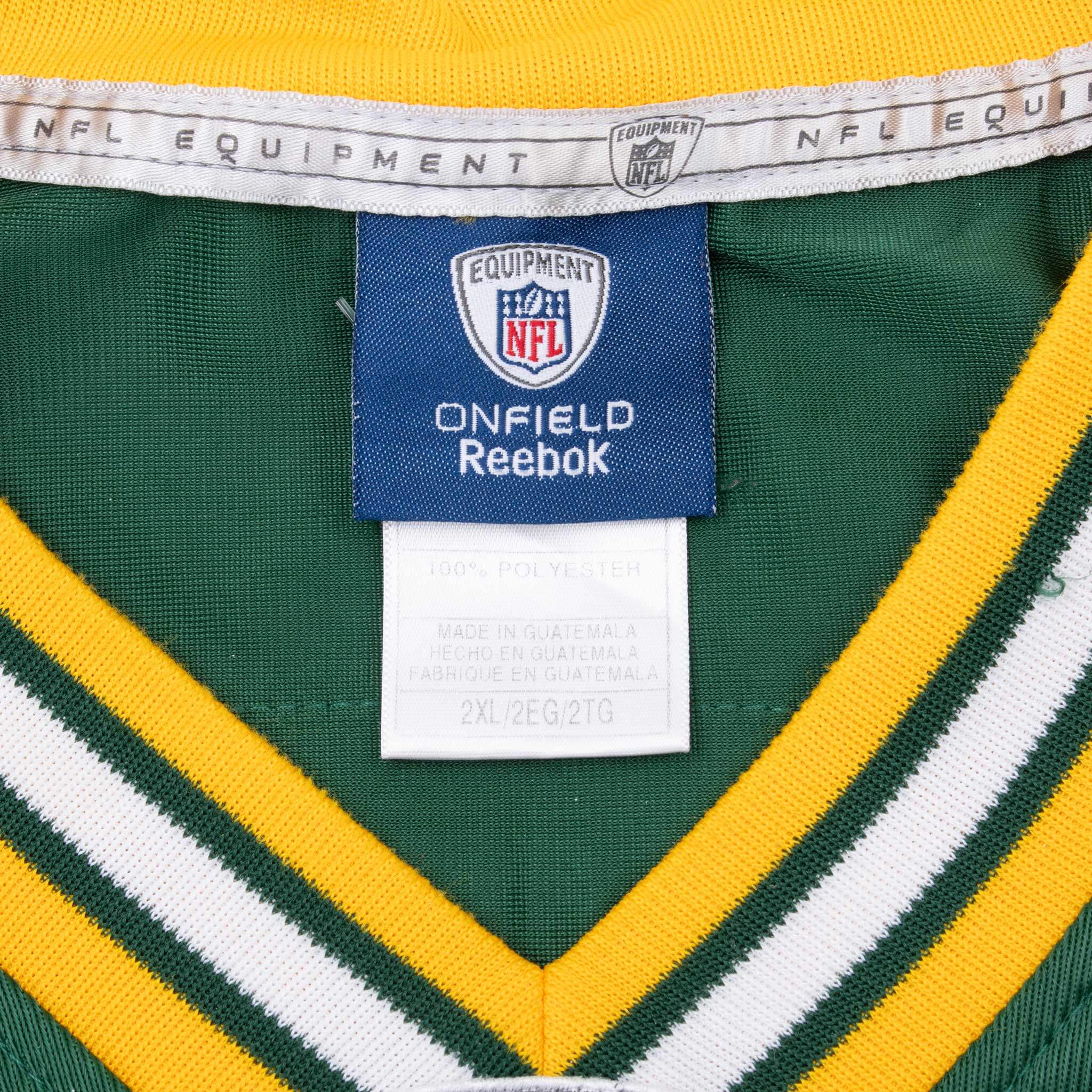 Vintage Nfl Green Bay Aaron Rodgers #12 Reebok Jersey 2000S Size 2XL