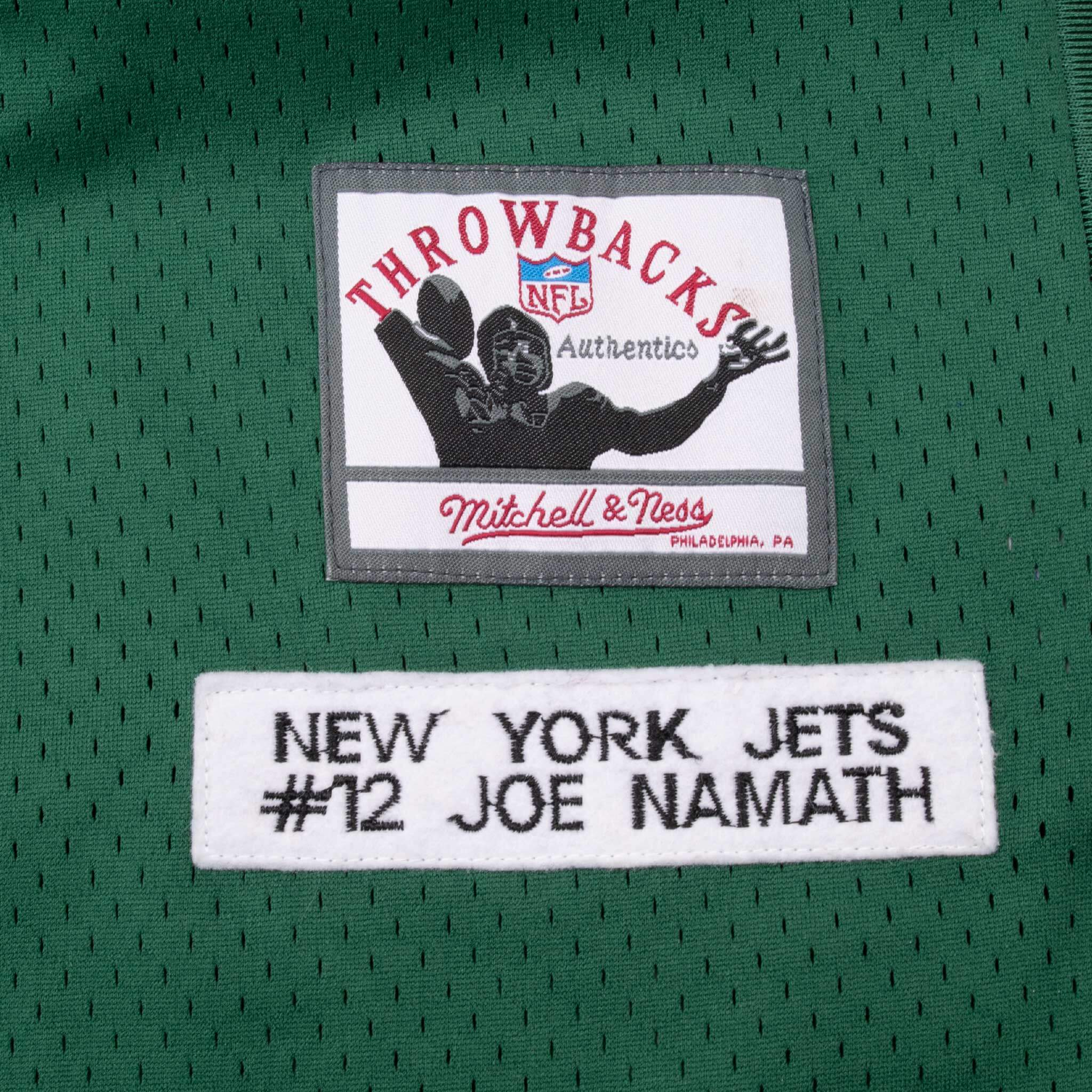 Vintage Nfl New York Jets Joe Namath #12 Mitchell&Ness Throwback Jersey Size 50