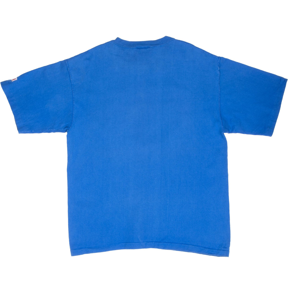 Back of plain blue Buffalo Bills short-sleeve T-shirt