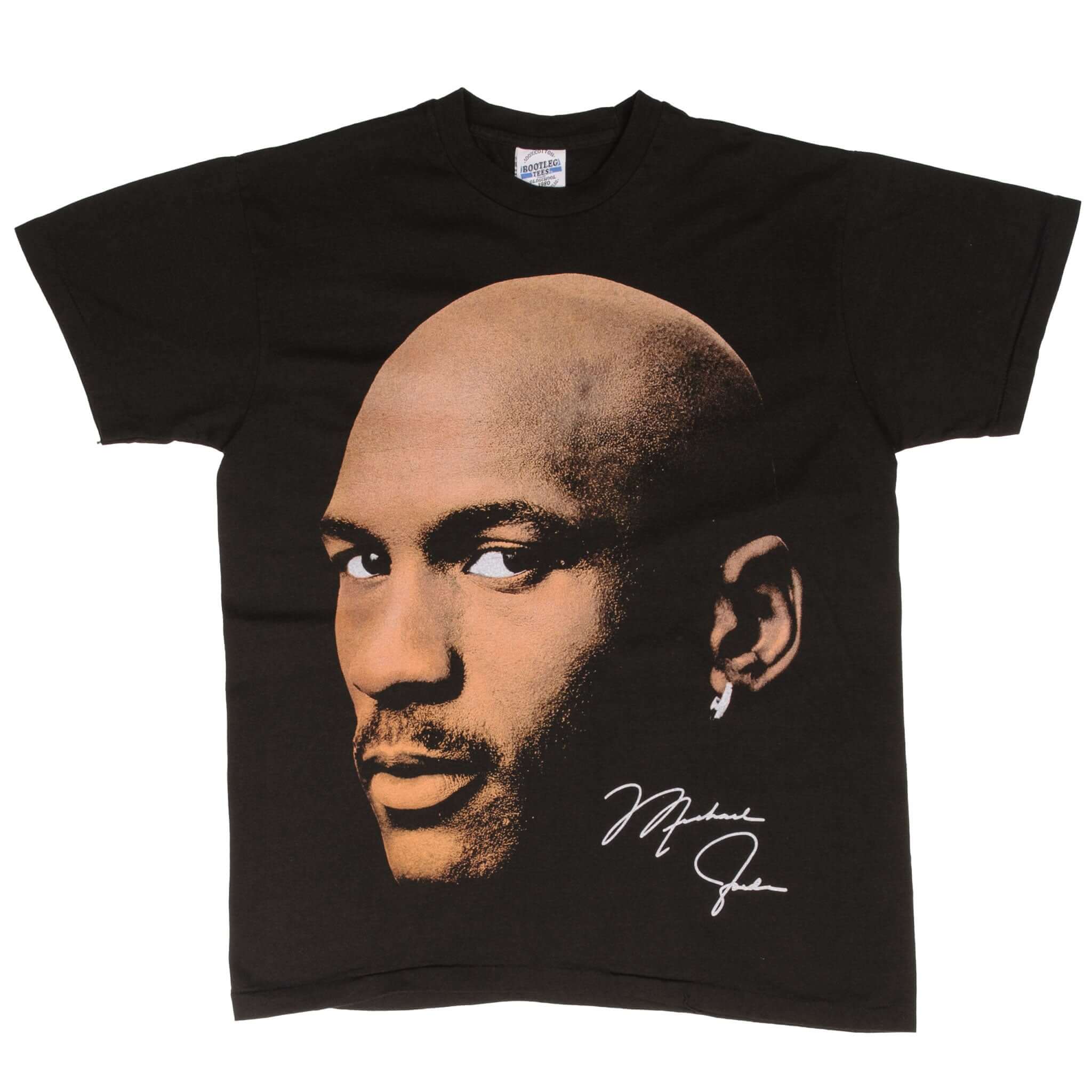 Bootleg Tee Shirt Nba Michael Jordan Chicago Bulls Size Large Single Stitch