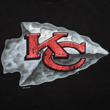 Vintage Nfl Kansas City Chiefs Tee Shirt 1994 Size XL Made In Usa With Single Stitch Sleeves
