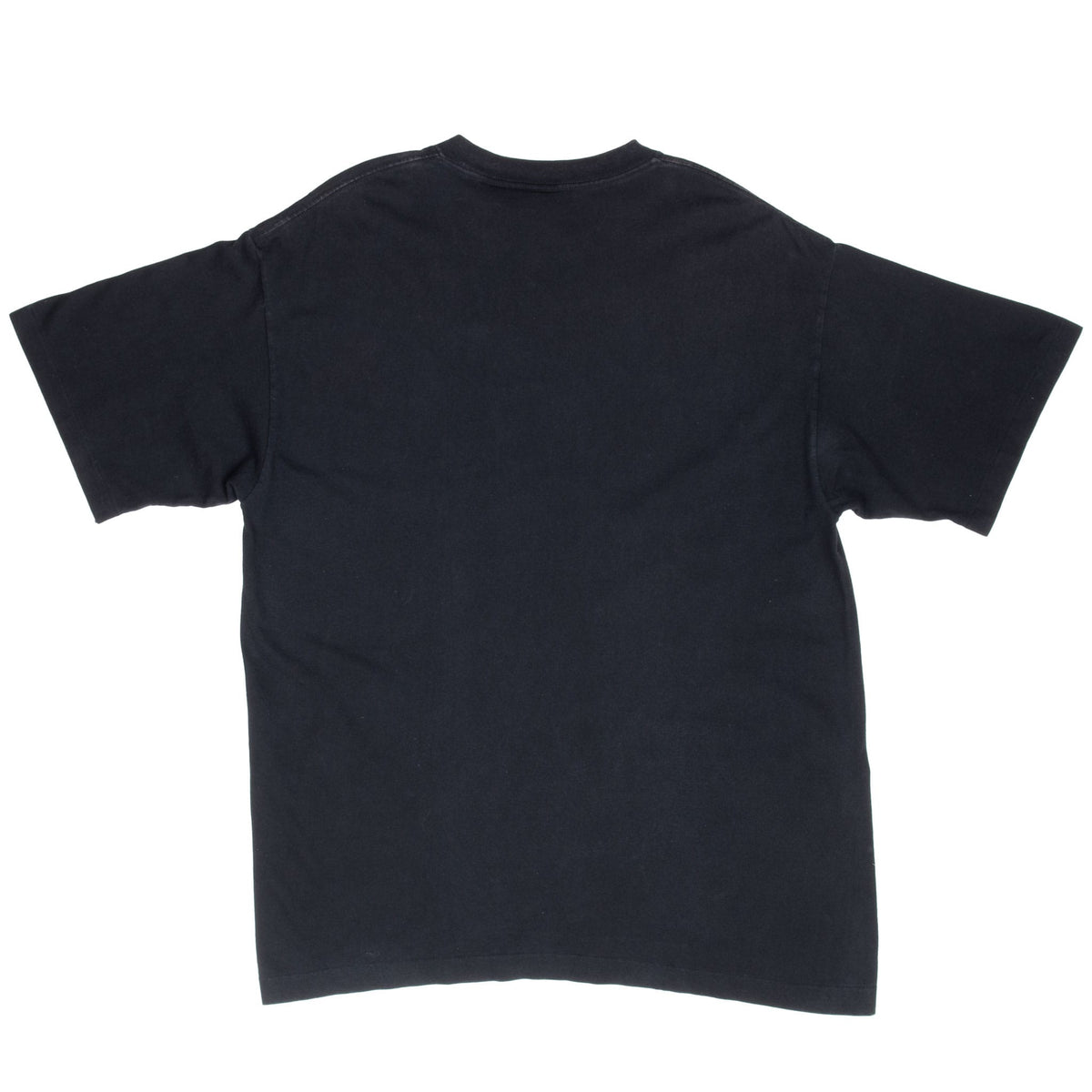 Back of plain black Friends TV show T-shirt
